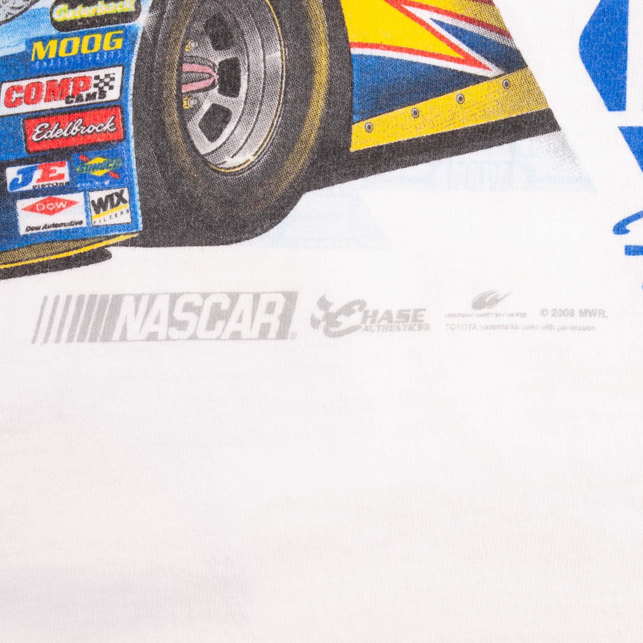 Vintage Nascar Michael Waltrip 2008 Tee Shirt Size XL