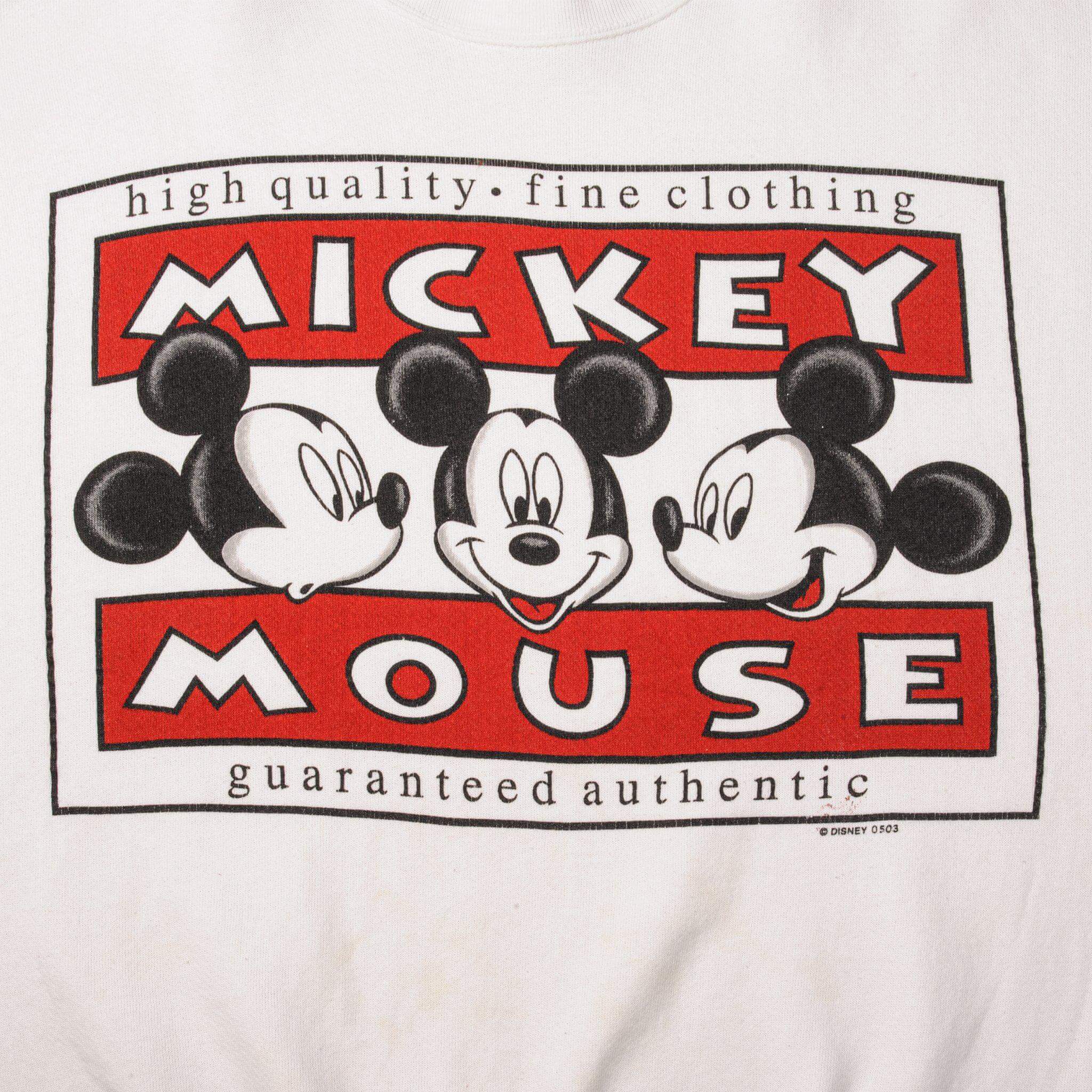 Vintage Disney Mickey Mouse Sweatshirt Size XL Made In USA.