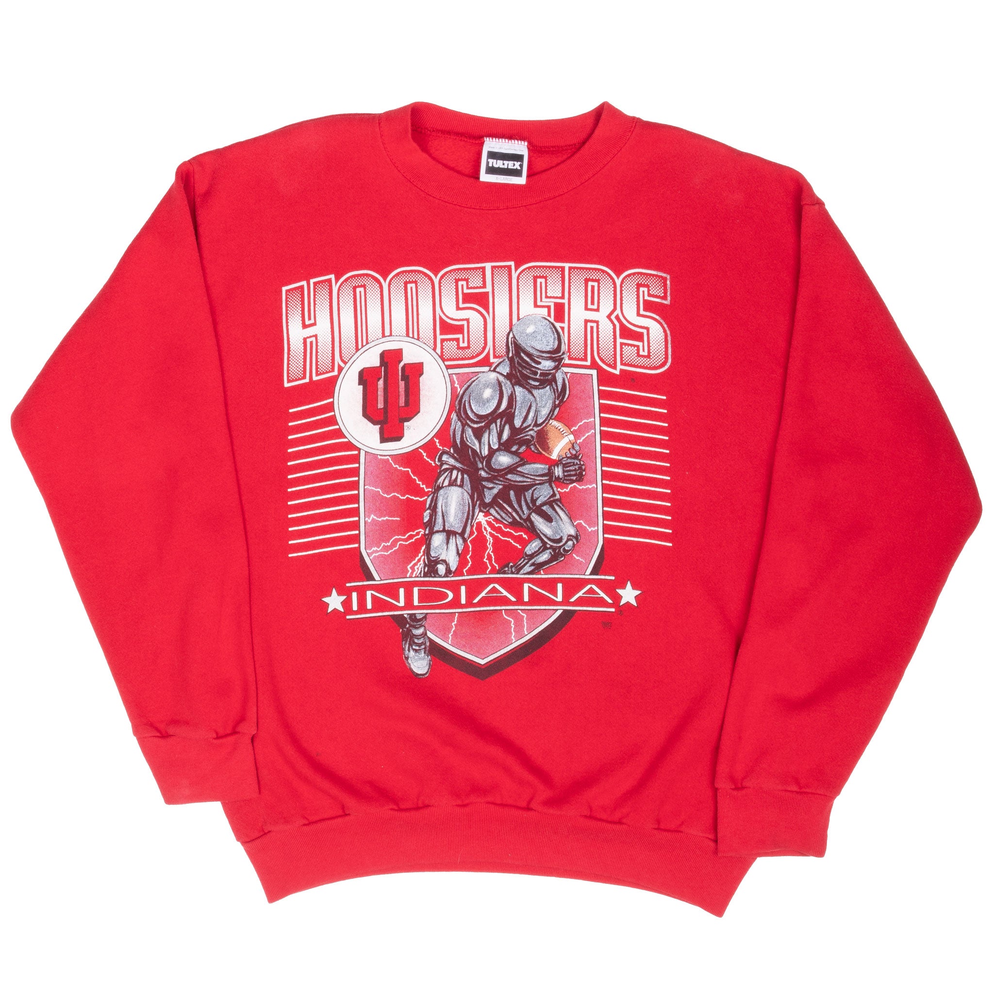Vintage Ncaa Indiana Hoosiers Football Sweatshirt 1990S Size XL Made In Usa