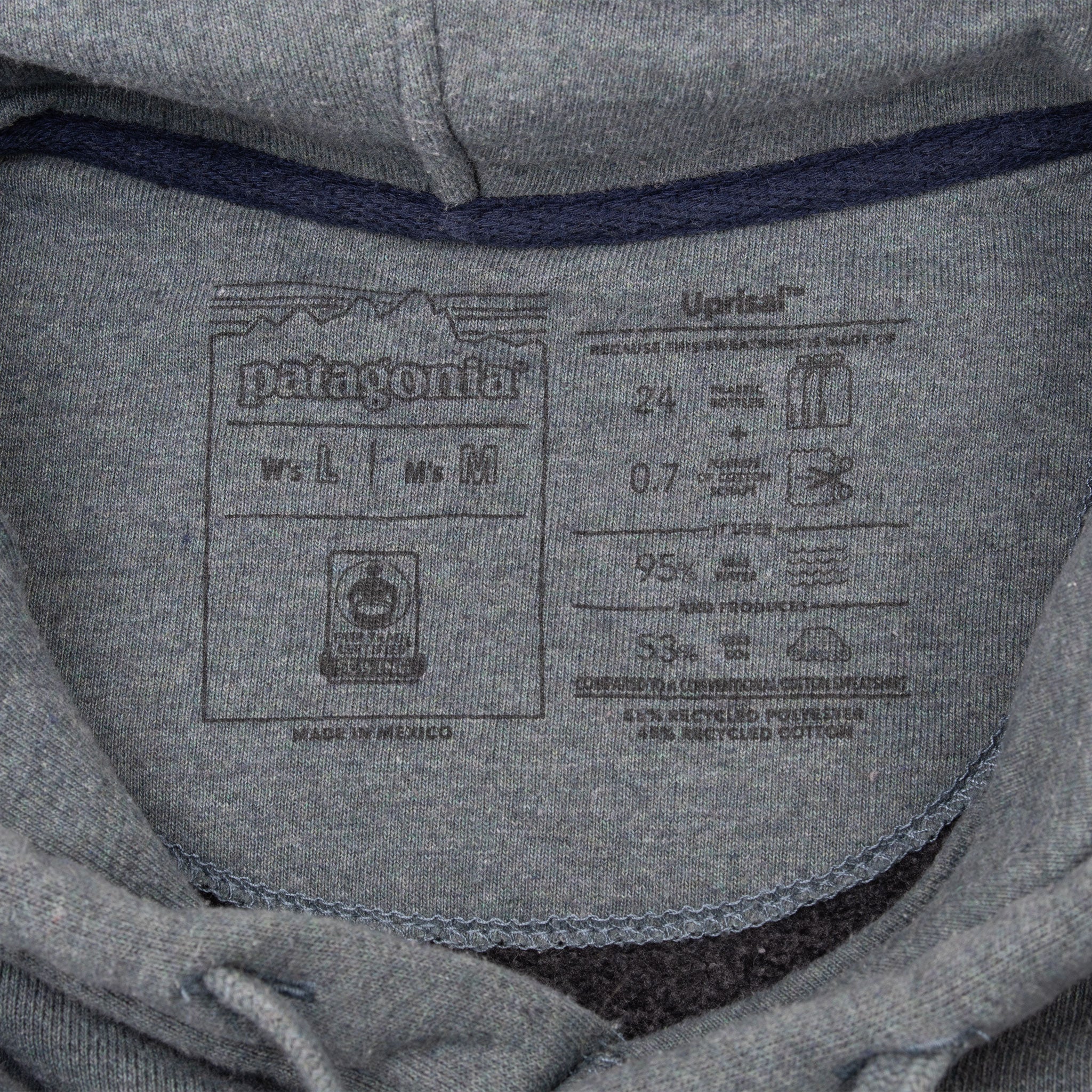 Patagonia Save Our Home Planet dark Grey Hoodie Sweatshirt Size Medium