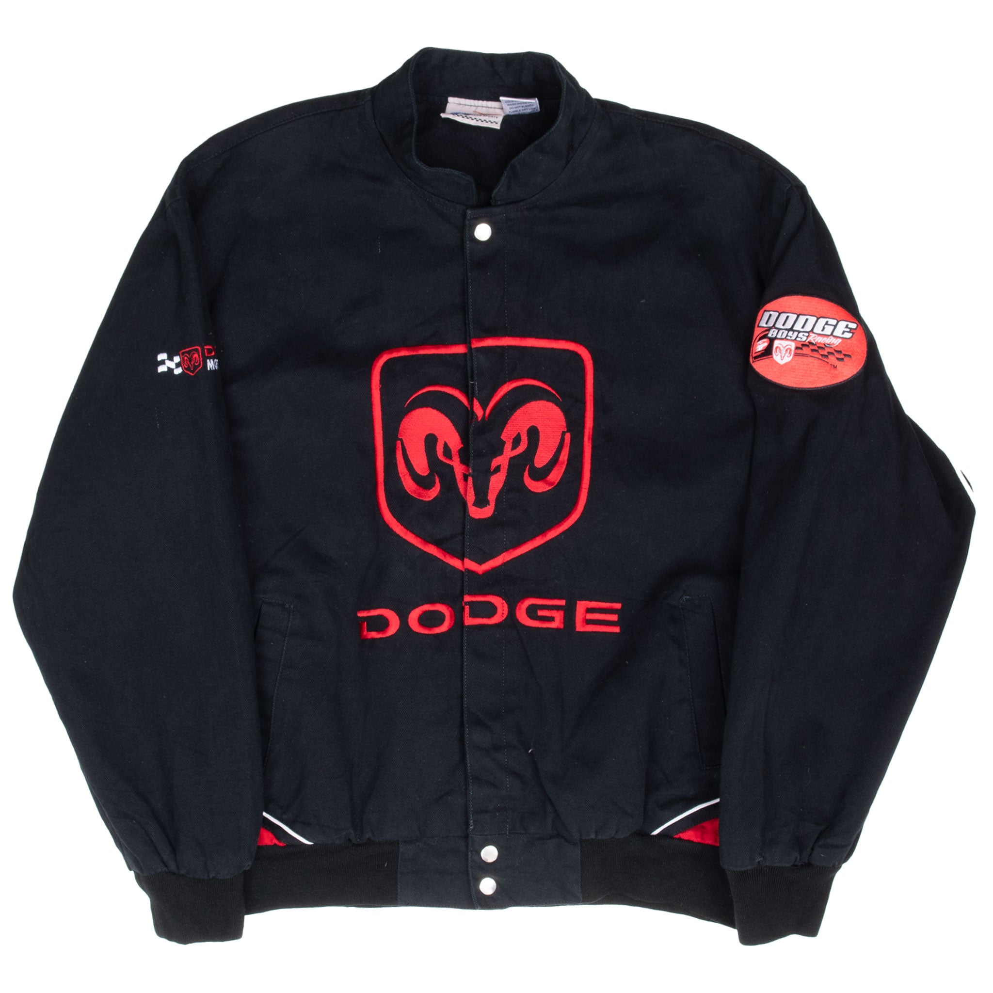 VINTAGE NASCAR DODGE RACING JACKET 2000S SIZE LARGE