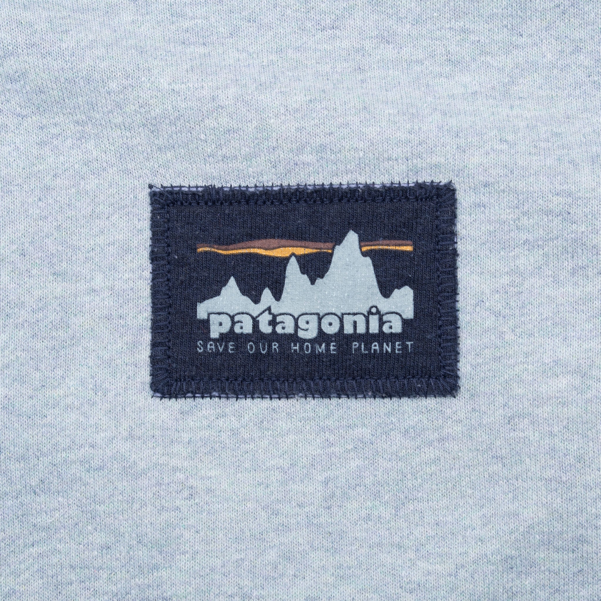 Patagonia Save Our Home Planet Grey Hoodie Sweatshirt Size Large