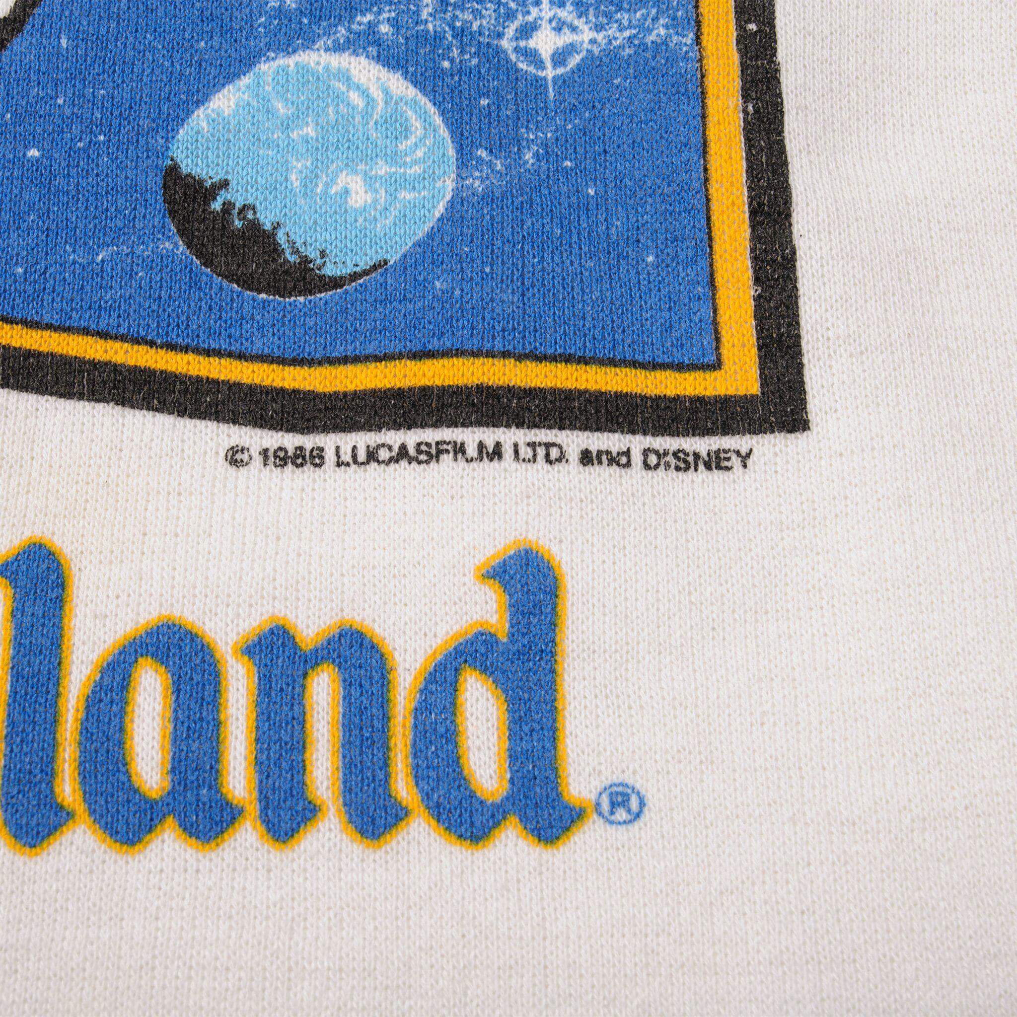 VINTAGE DISNEYLAND STAR TOURS SWEATSHIRT 1987 SIZE LARGE MADE IN USA