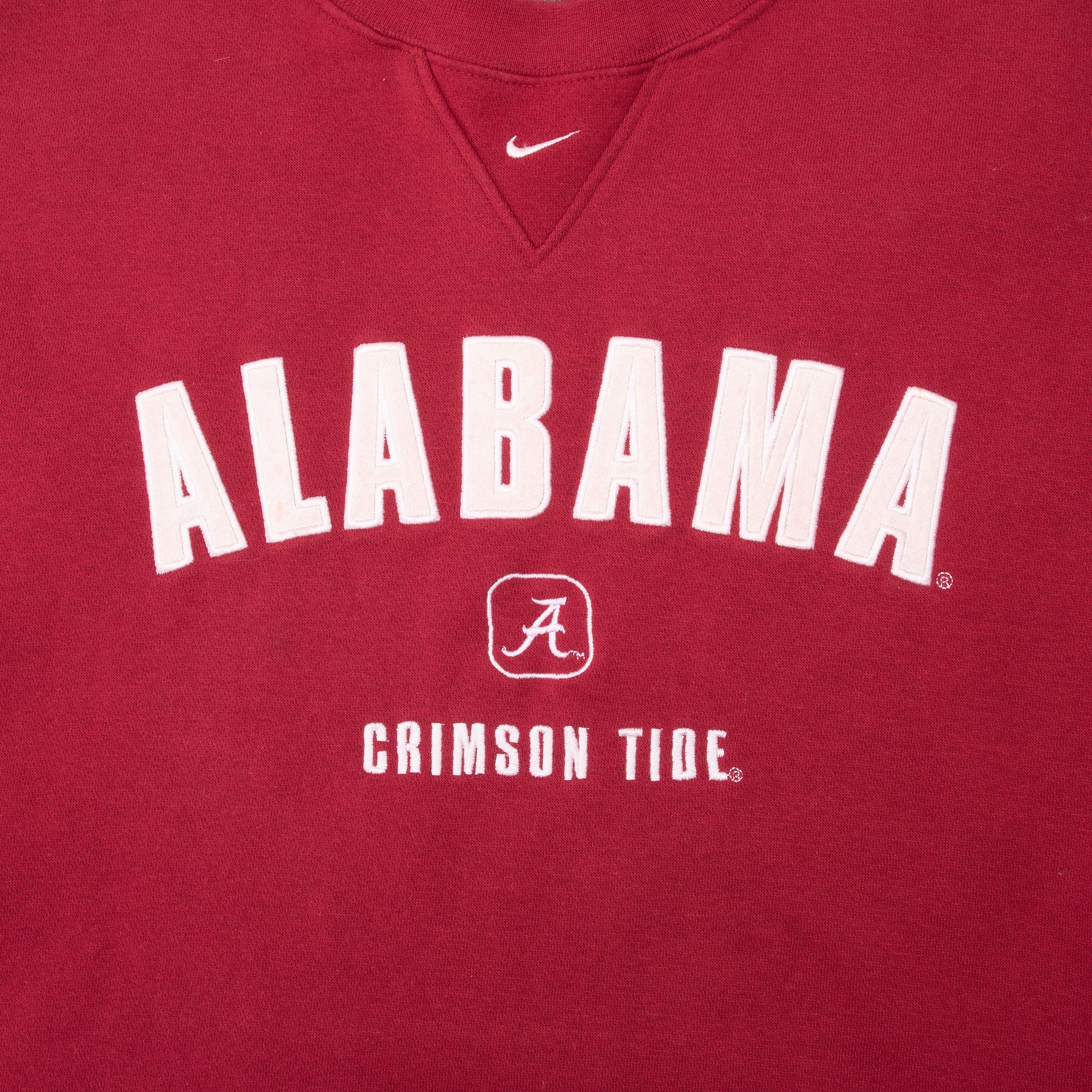 Vintage Nike Ncaa Alabama Crimson Tide 1990S Sweatshirt Size Medium