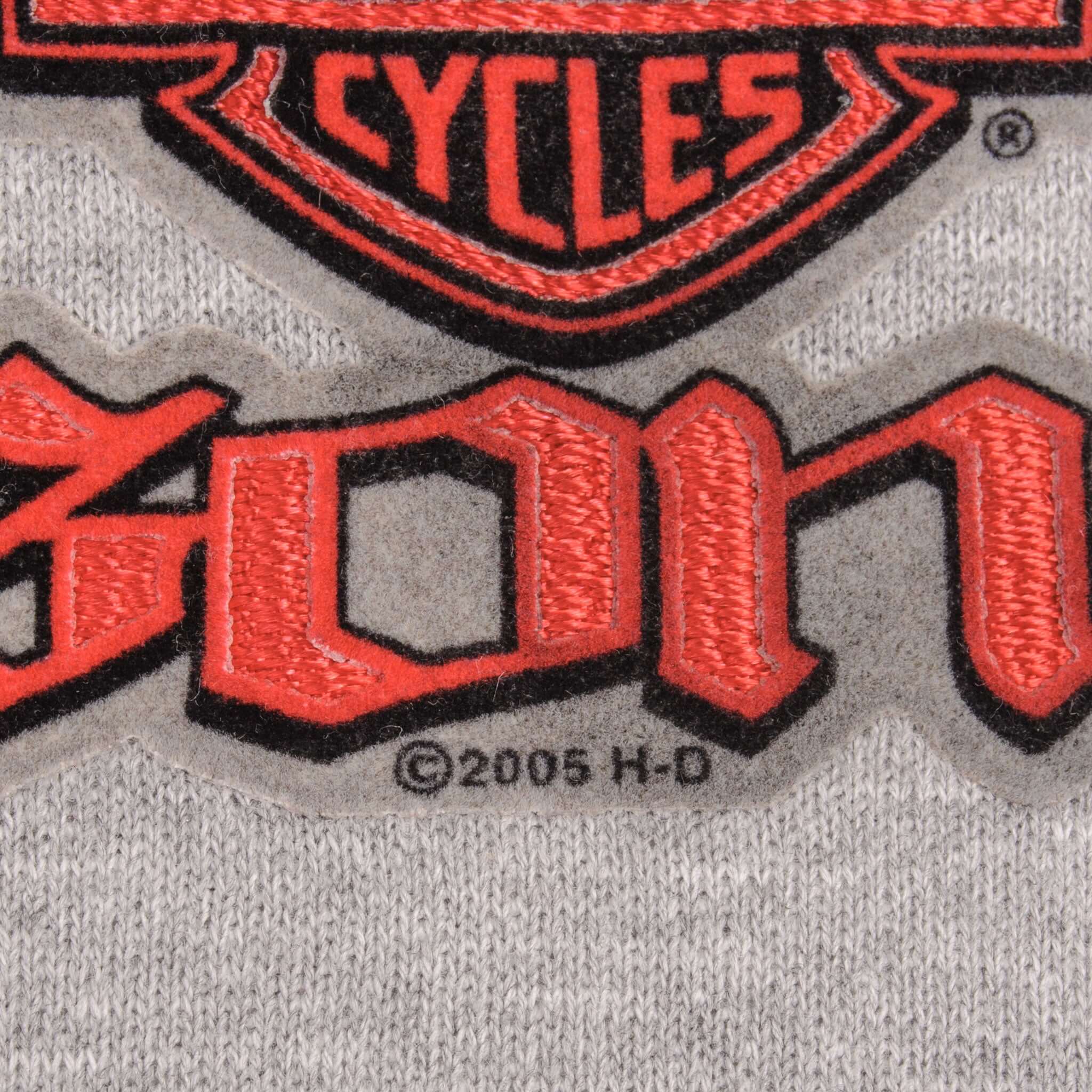 Vintage Harley Davidson Battlefield Gettysburgh, PA Grey Hoodie Sweatshirt 2005 Size XL