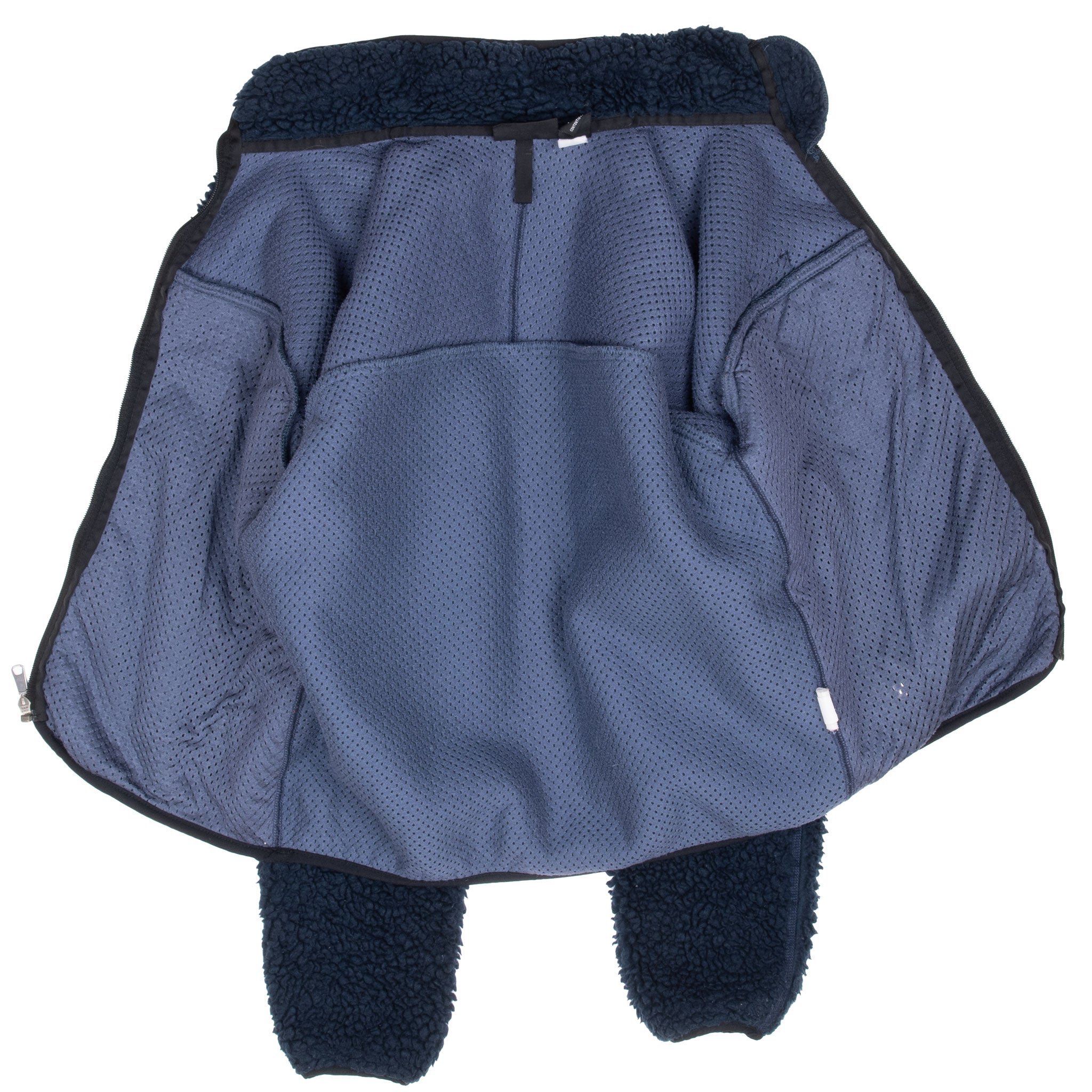 Vintage Patagonia Blue Retro-X Deep Pile 1990S Fleece Jacket Size XS Made In Usa
