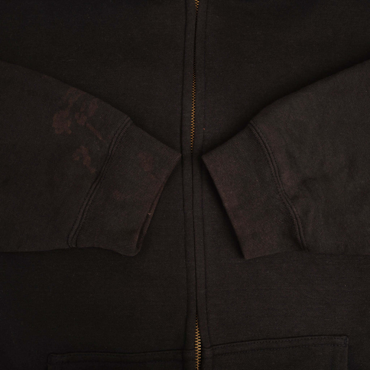 Vintage Carhartt Heavyweight Full Zip Black Hoodie Sweatshirt Size 2XL