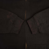 Vintage Carhartt Heavyweight Full Zip Black Hoodie Sweatshirt Size 2XL