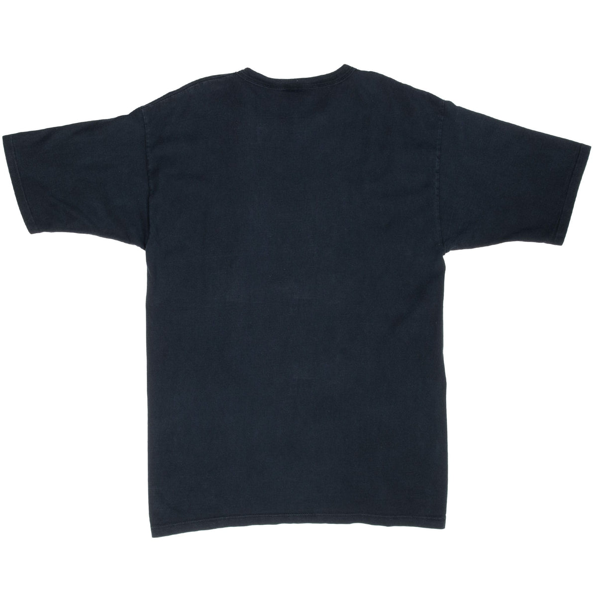 Plain back of black San Francisco 49ers crewneck T-shirt