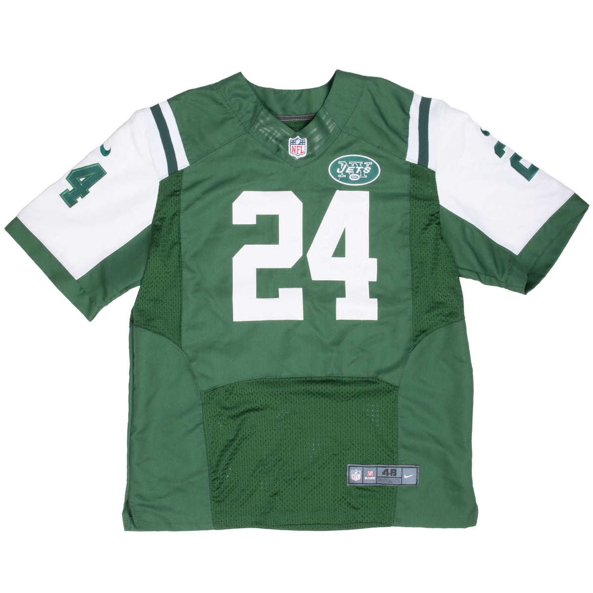 Vintage Nfl Nike New York Jets Revis #24 Jersey Size 48