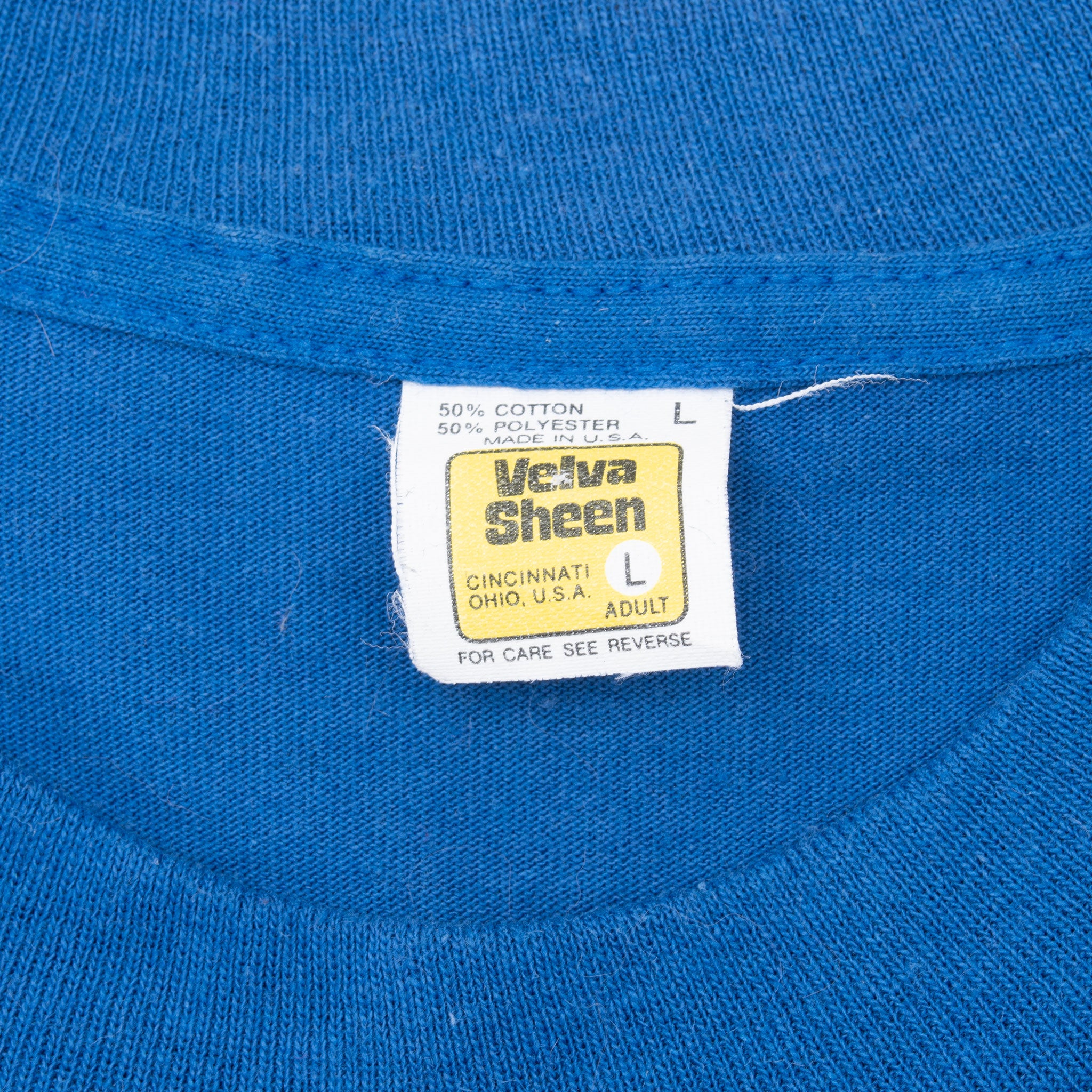 Vintage Garfield Indy 500 Indy Car Racing Tee Shirt Size Medium Made In Usa With Single Stitch Sleeves