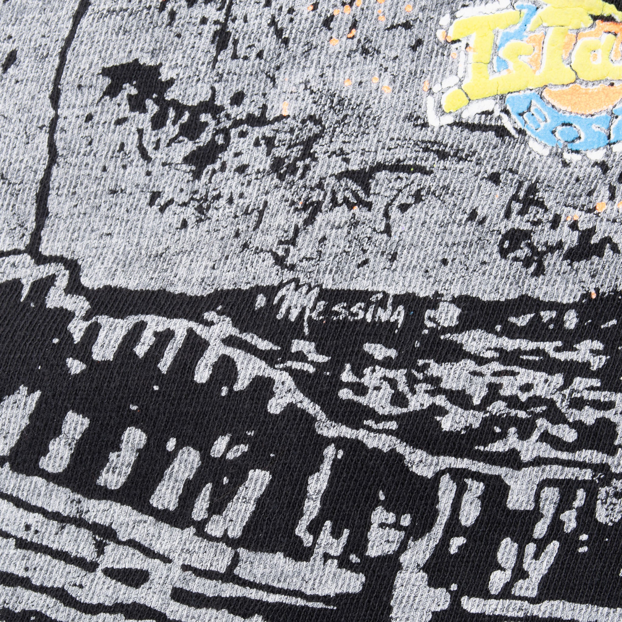 Vintage Cayman Islands All Over Print Tee Shirt 1990S Large Made In Usa With Single Stitch Sleeves