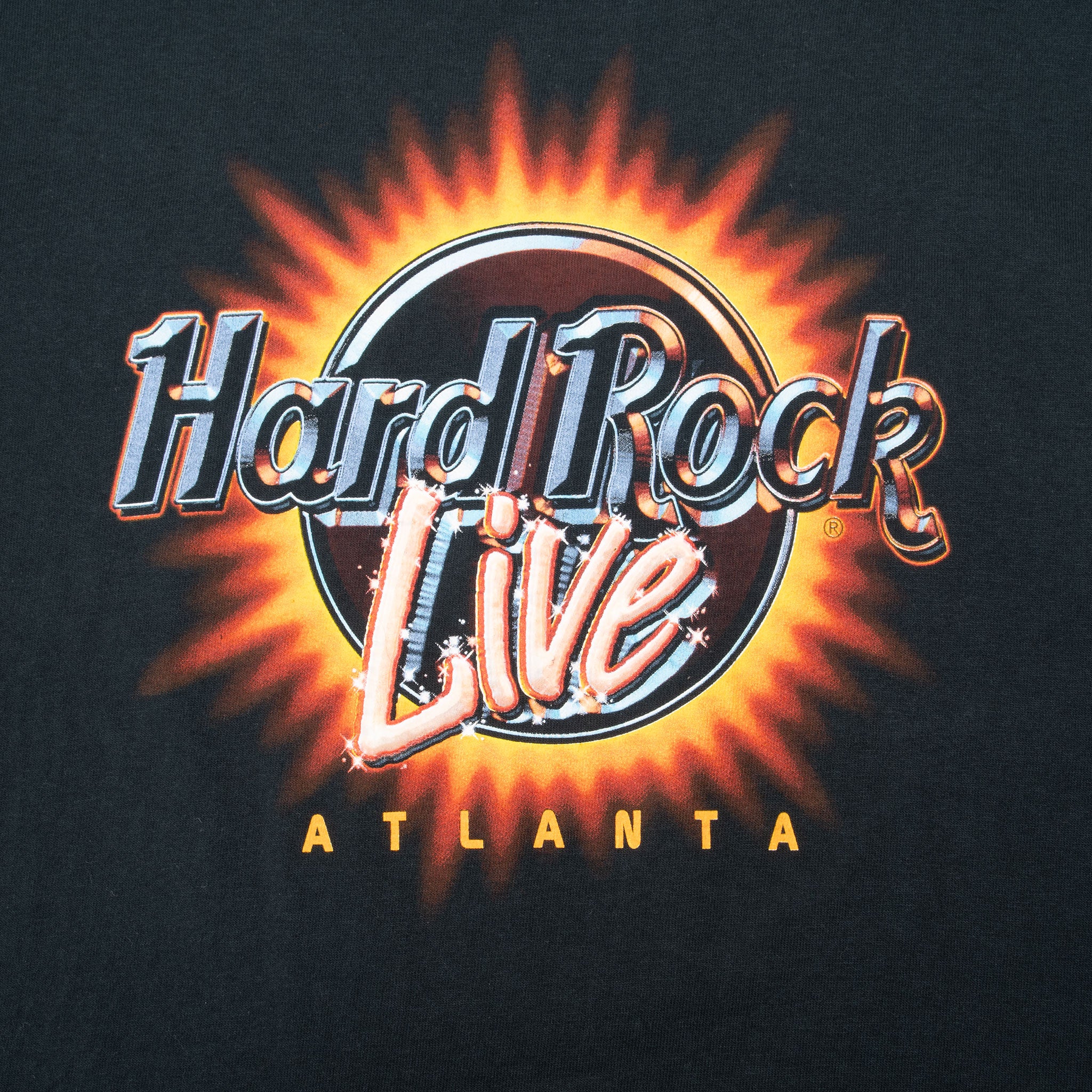 Vintage Hard Rock Cafe Live Atlanta 2000S Tee Shirt Size Large