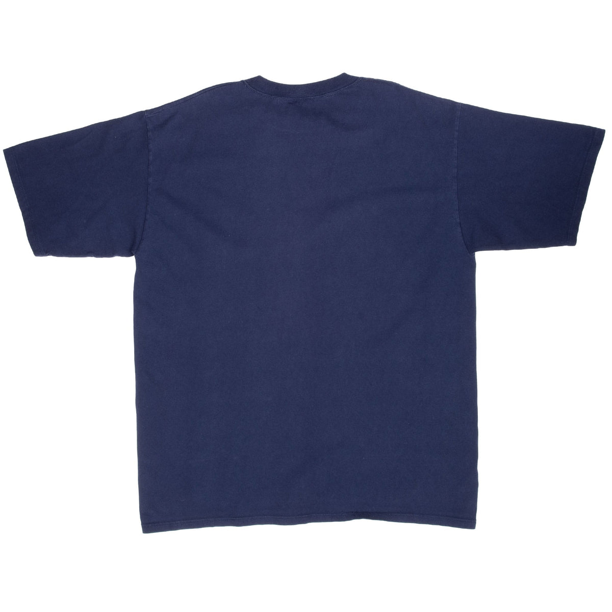 Plain back of navy San Diego Chargers short-sleeve T-shirt