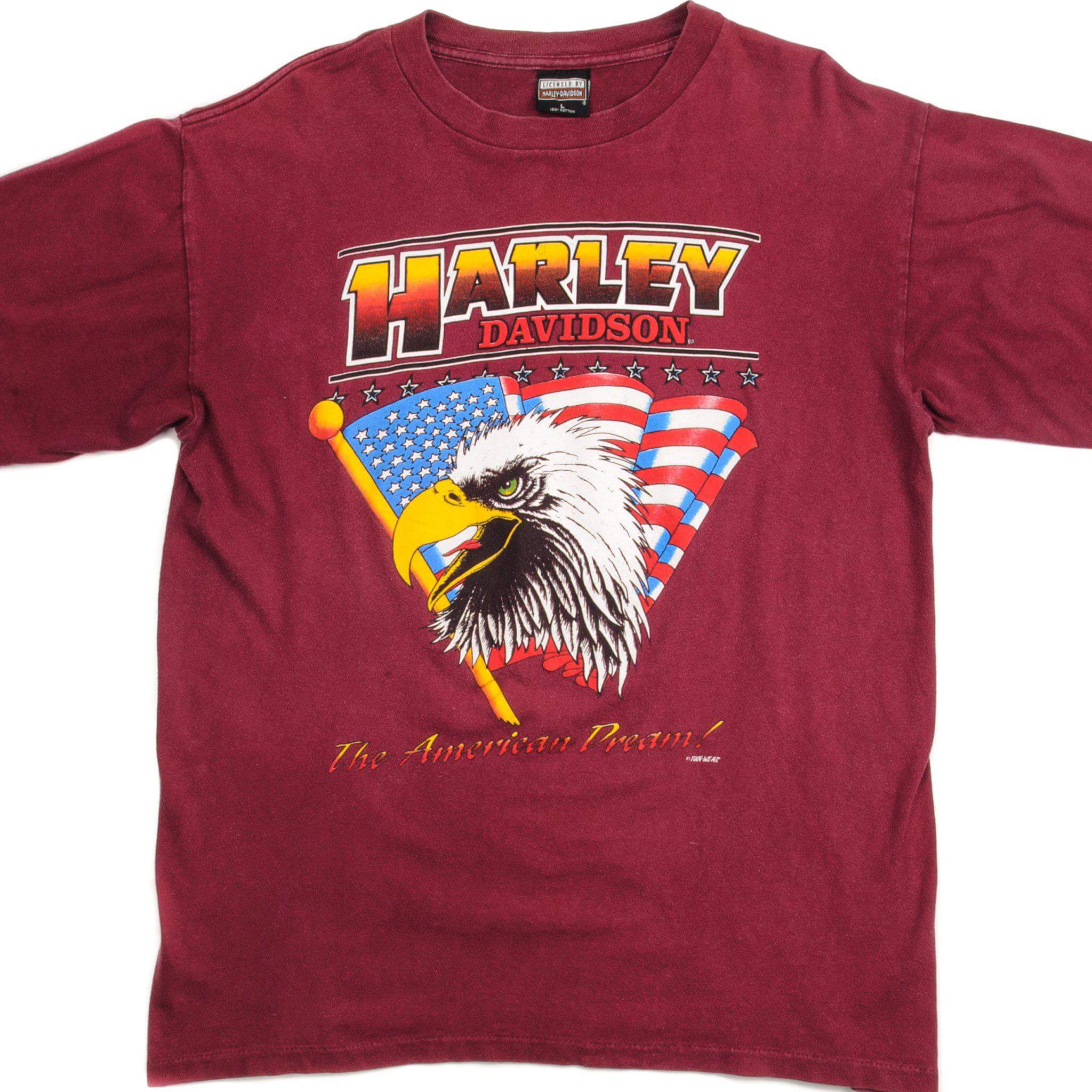 VINTAGE HARLEY DAVIDSON TEE SHIRT SIZE LARGE MADE IN USA