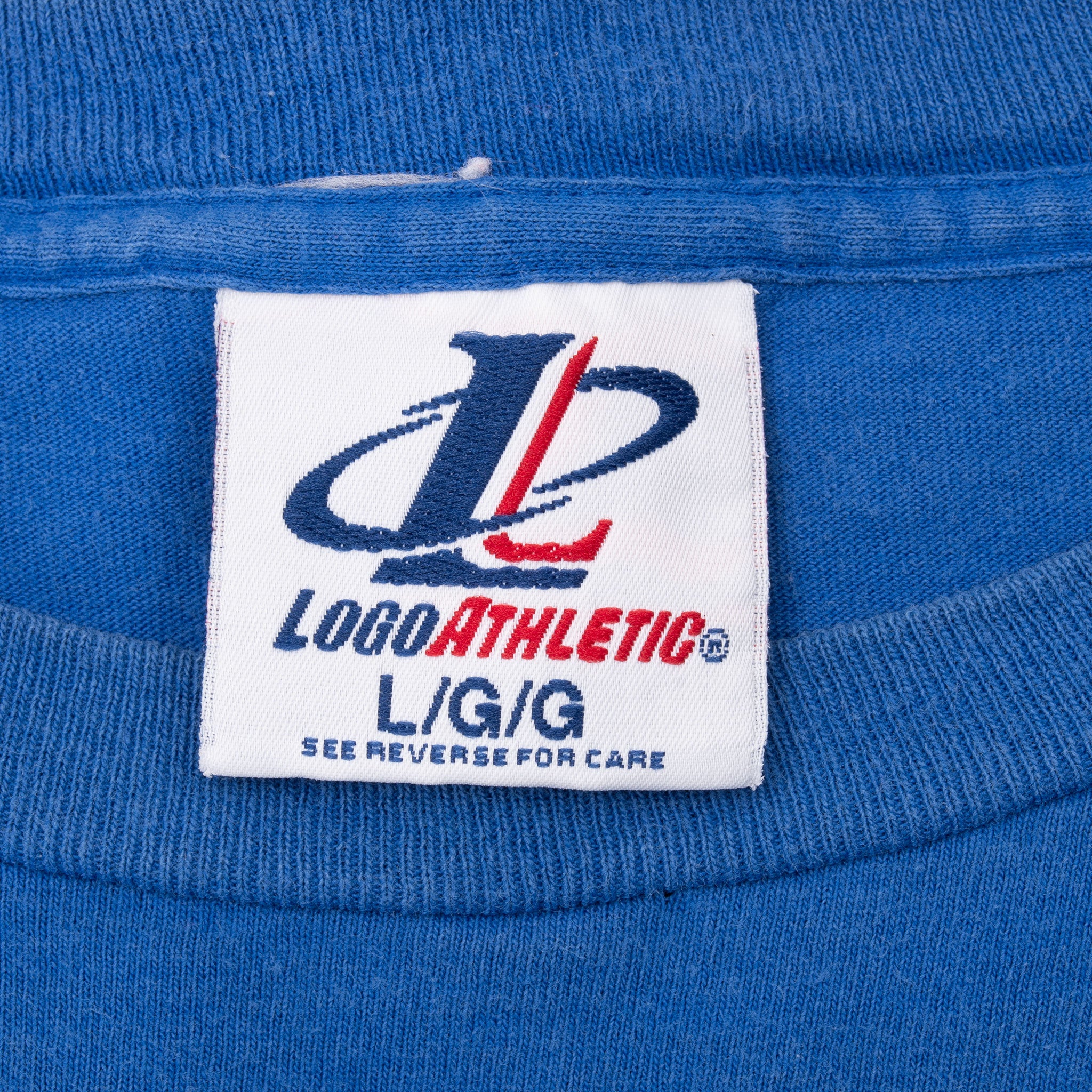 Vintage Nfl Saint Louis Rams Embroidered 1990S Tee Shirt Large Made In Usa With Single Stitch Sleeves