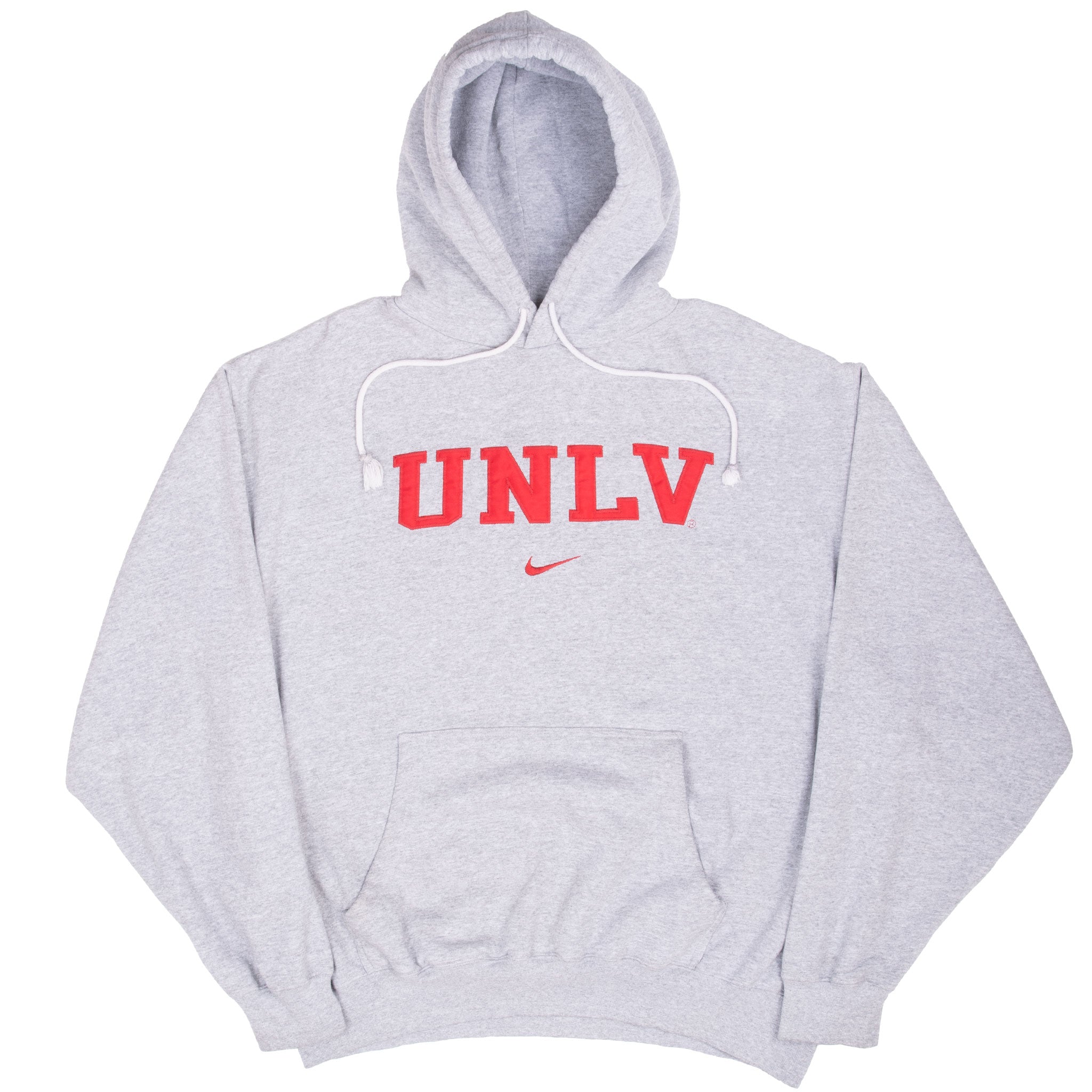 Vintage Nike Center Swoosh Unlv University of Nevada Las Vegas Hoodie Sweatshirt 1990S Size XL