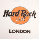 Vintage Hard Rock Cafe London White Sweatshirt 1980S Size Large