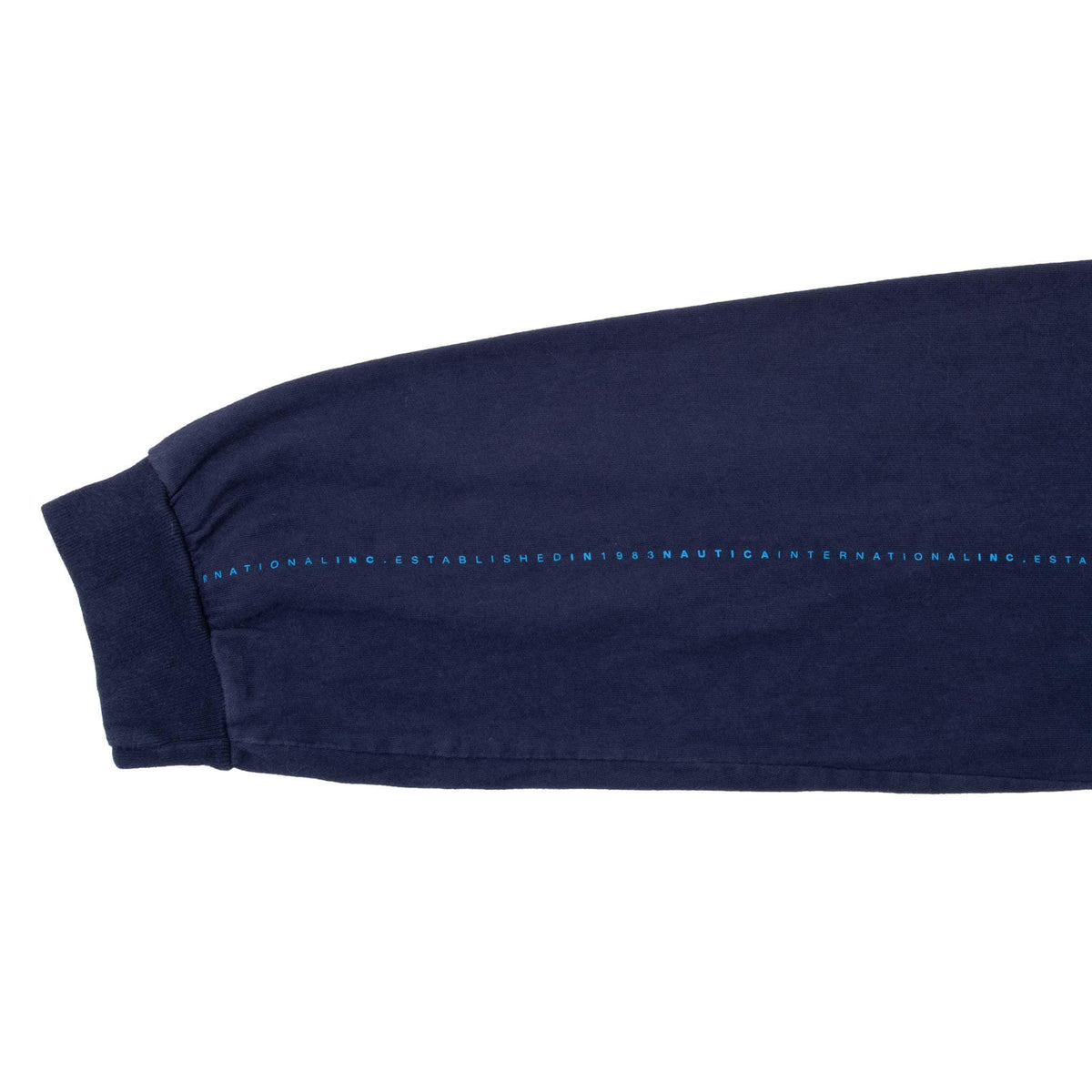 Vintage Nautica Blue Long Sleeve Tee Shirt 2000S Size XL