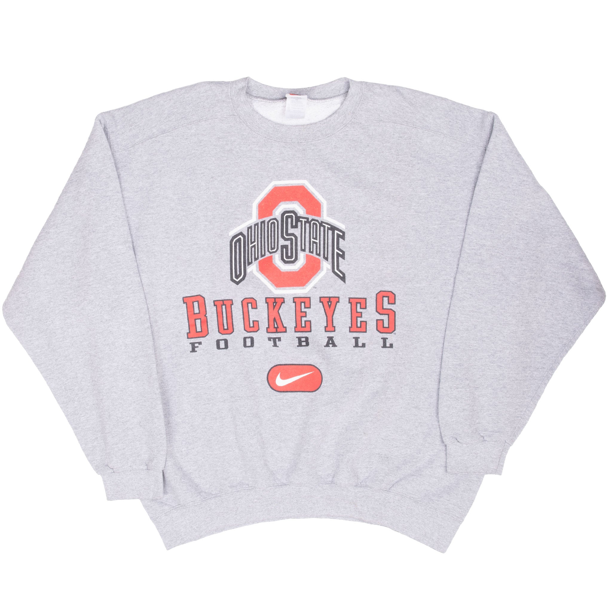 Vintage Nike Center Swoosh Ncaa Ohio State Sweatshirt 1990S Size Large Made In Usa