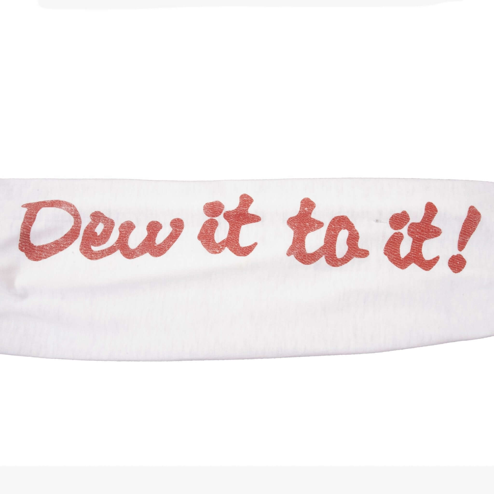 Vintage Moutain Dew Long Sleeve Tee Shirt 1980s Size Medium Made In USA With Single Stitch Sleeves