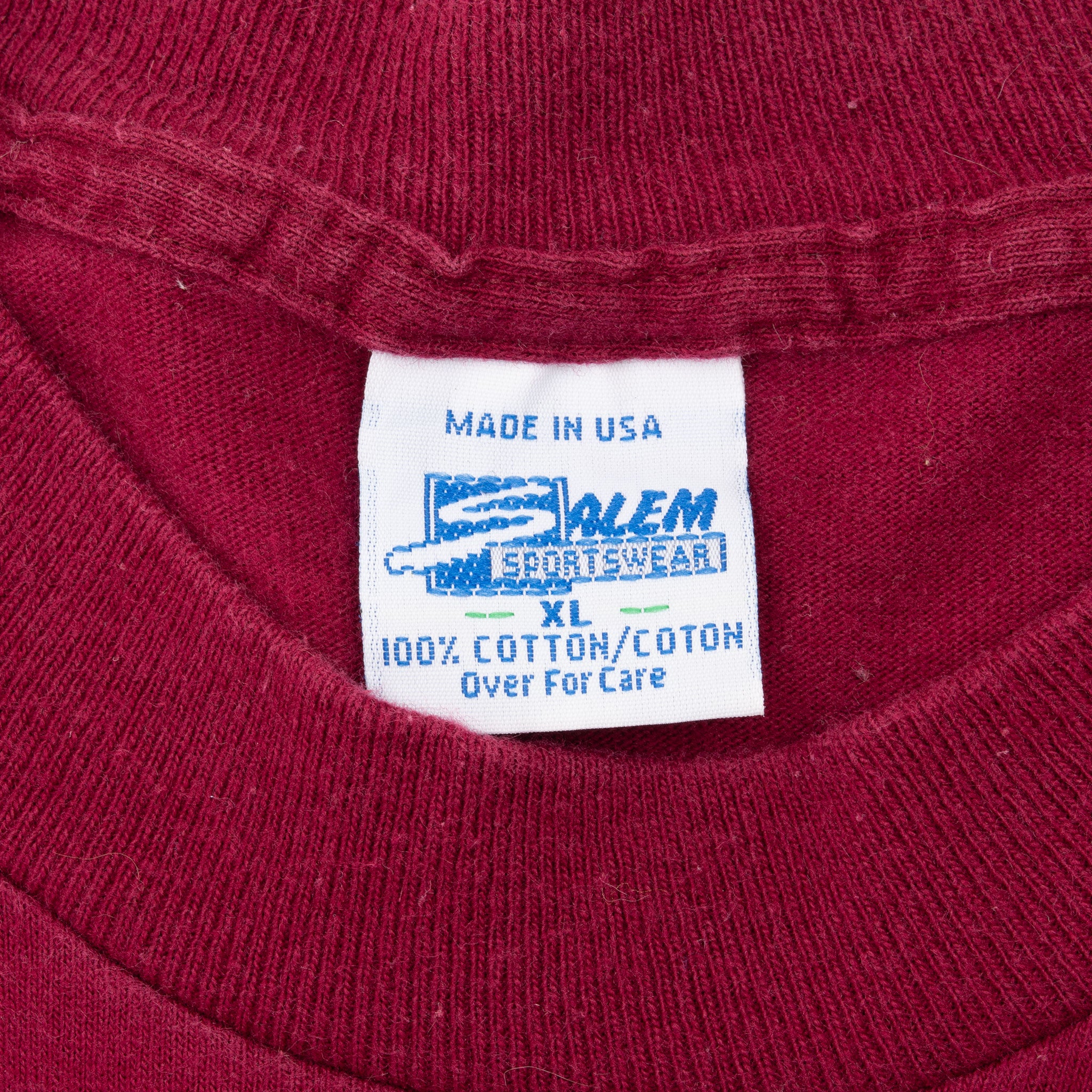 Vintage Nfl Washington Redskins 1995 Tee Shirt Size XL Made In Usa