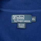 Vintage Polo Ralph Lauren Blue Quarter 1/4 Zip Sweater 1990S Size XL