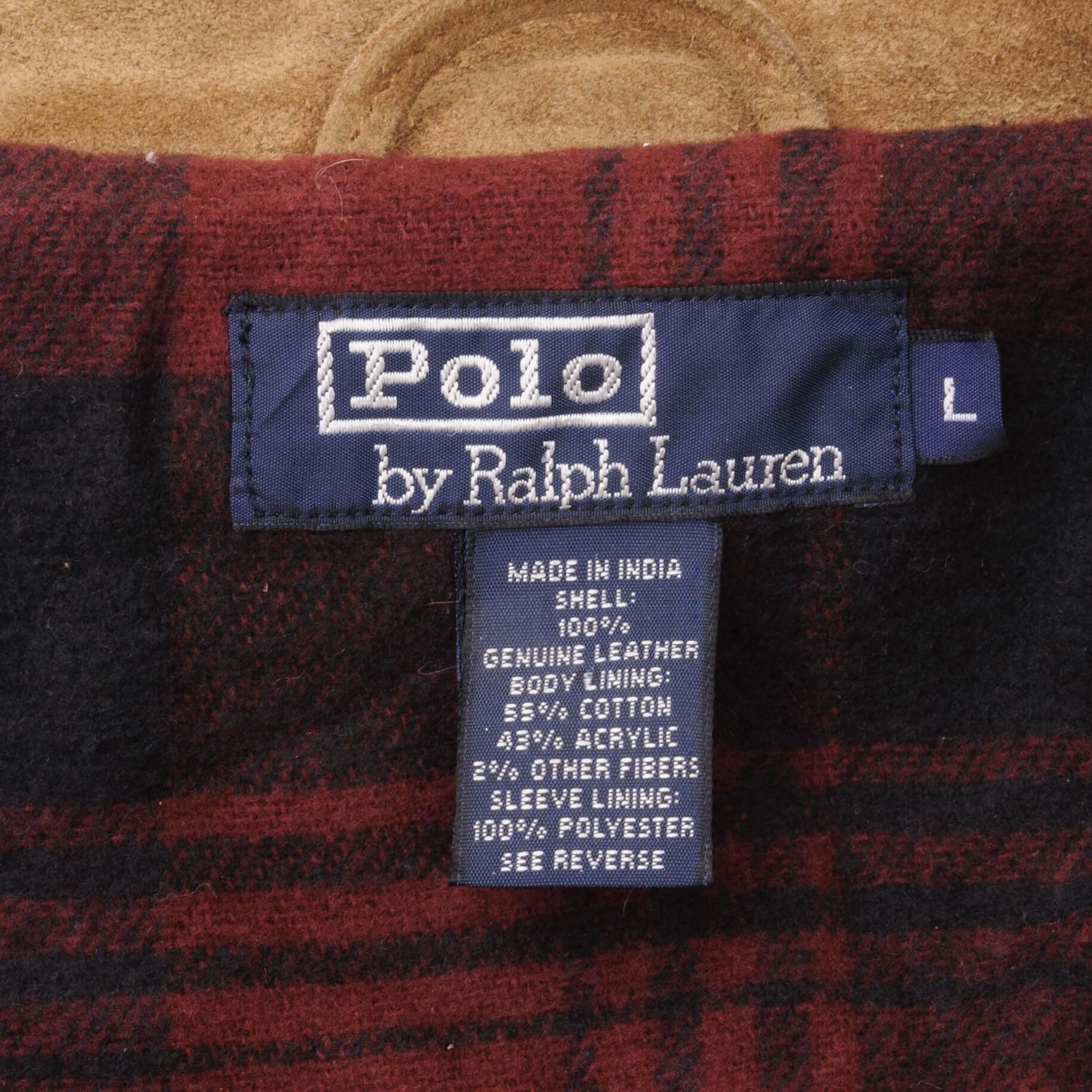 Vintage Polo Ralph Lauren Nubuck Jacket Size Large