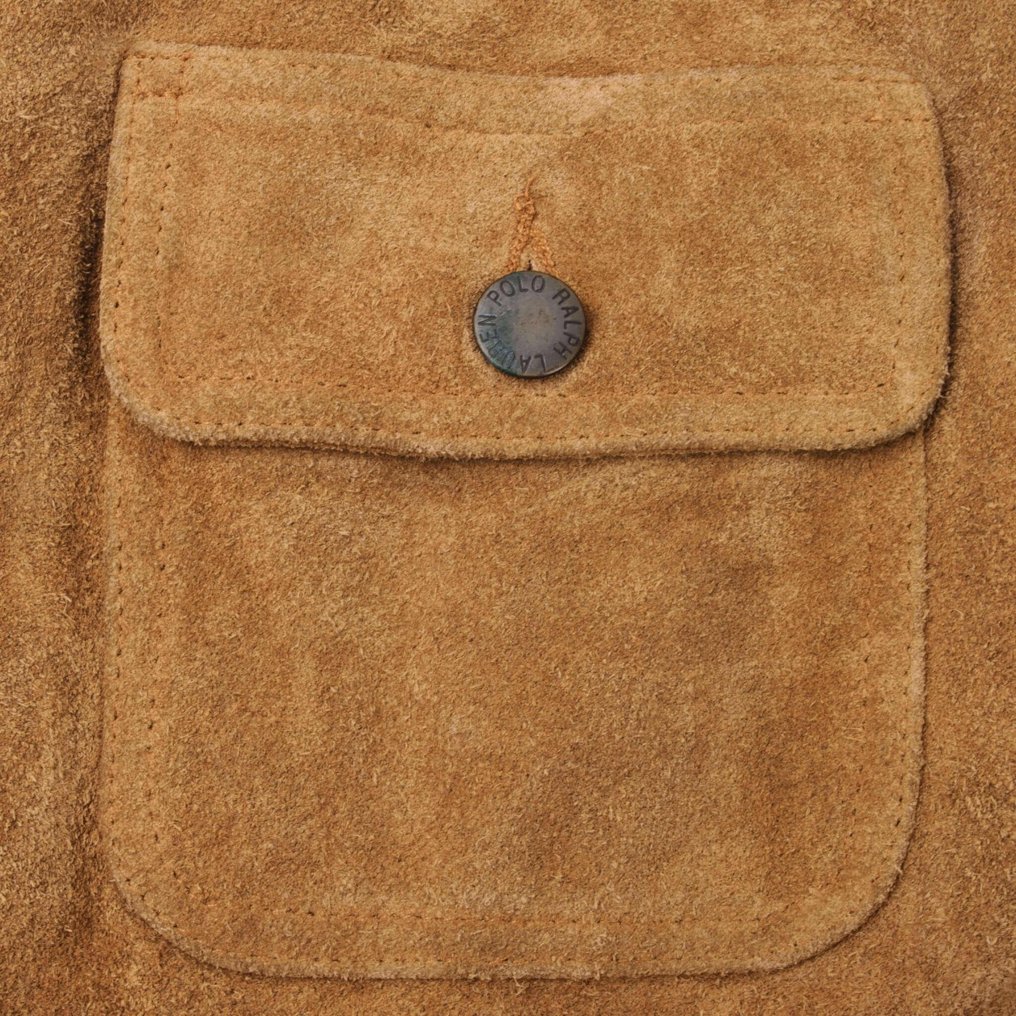 Vintage Polo Ralph Lauren Nubuck Jacket Size Large