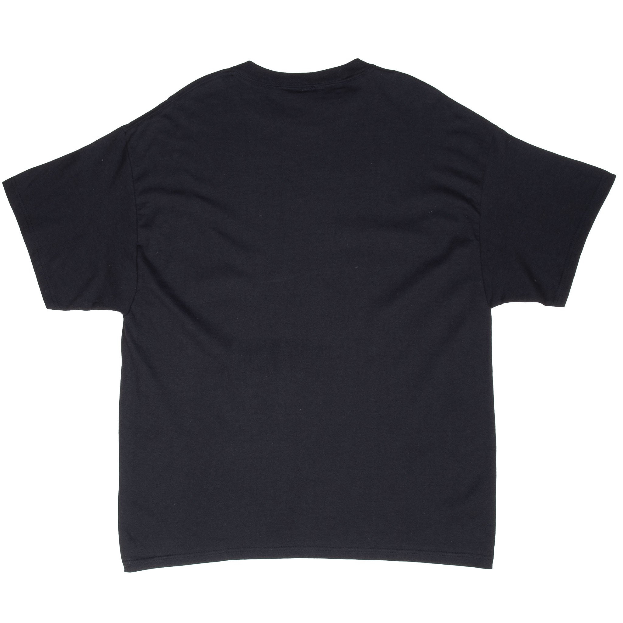 Back of black Beatles T-shirt with no graphic