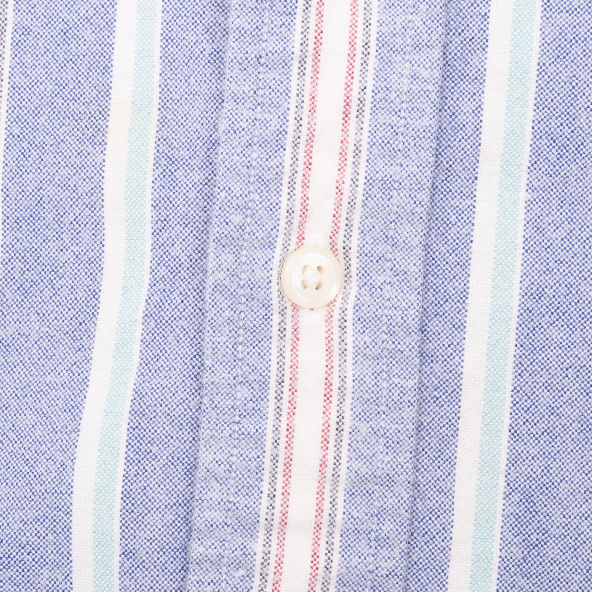 Vintage Ralph Lauren Blue White Striped Shirt 1990S Size Large