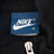 Vintage Nike Classic Swoosh Black Full Zip Vest Sweatshirt 1980S Size Medium