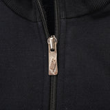Vintage Nike Classic Swoosh Black Full Zip Vest Sweatshirt 1980S Size Medium