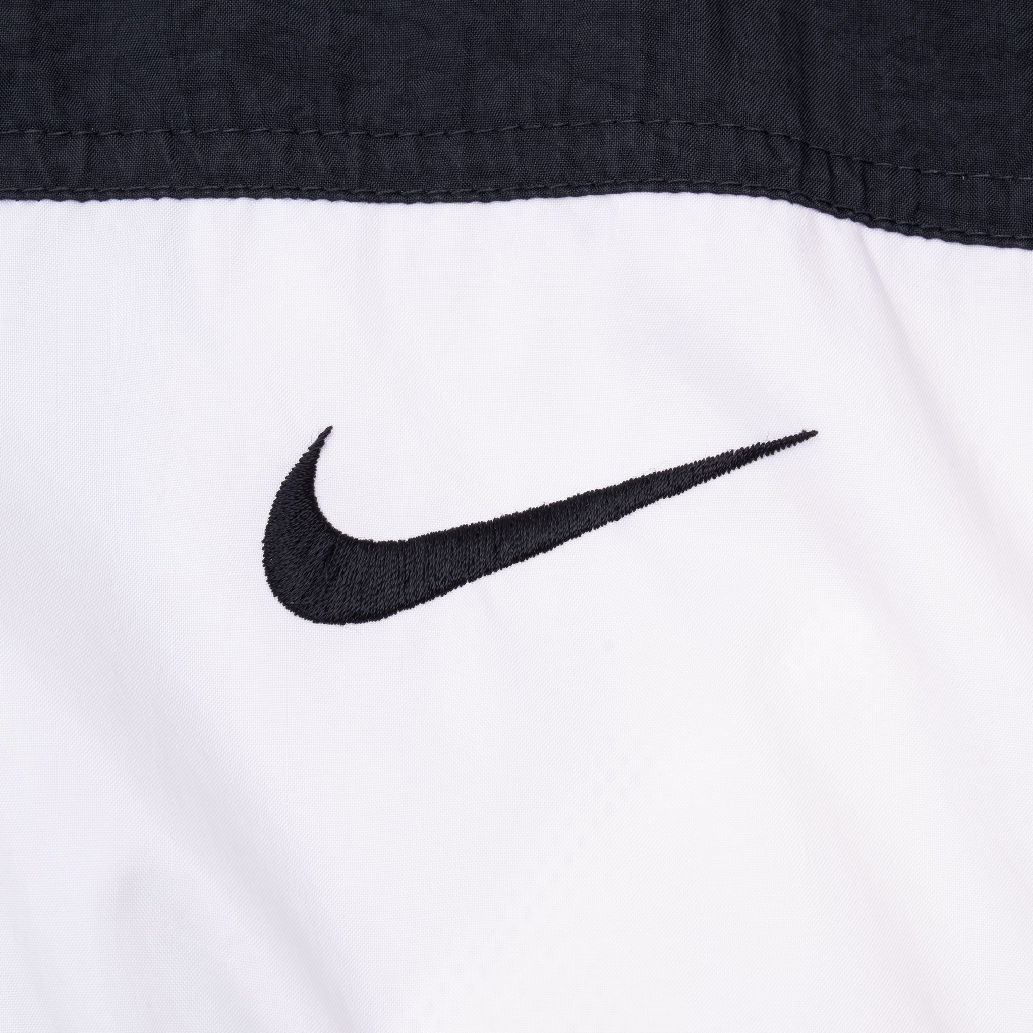 Vintage Nike Big Swoosh Black Windbreaker Jacket 1990S Size XL