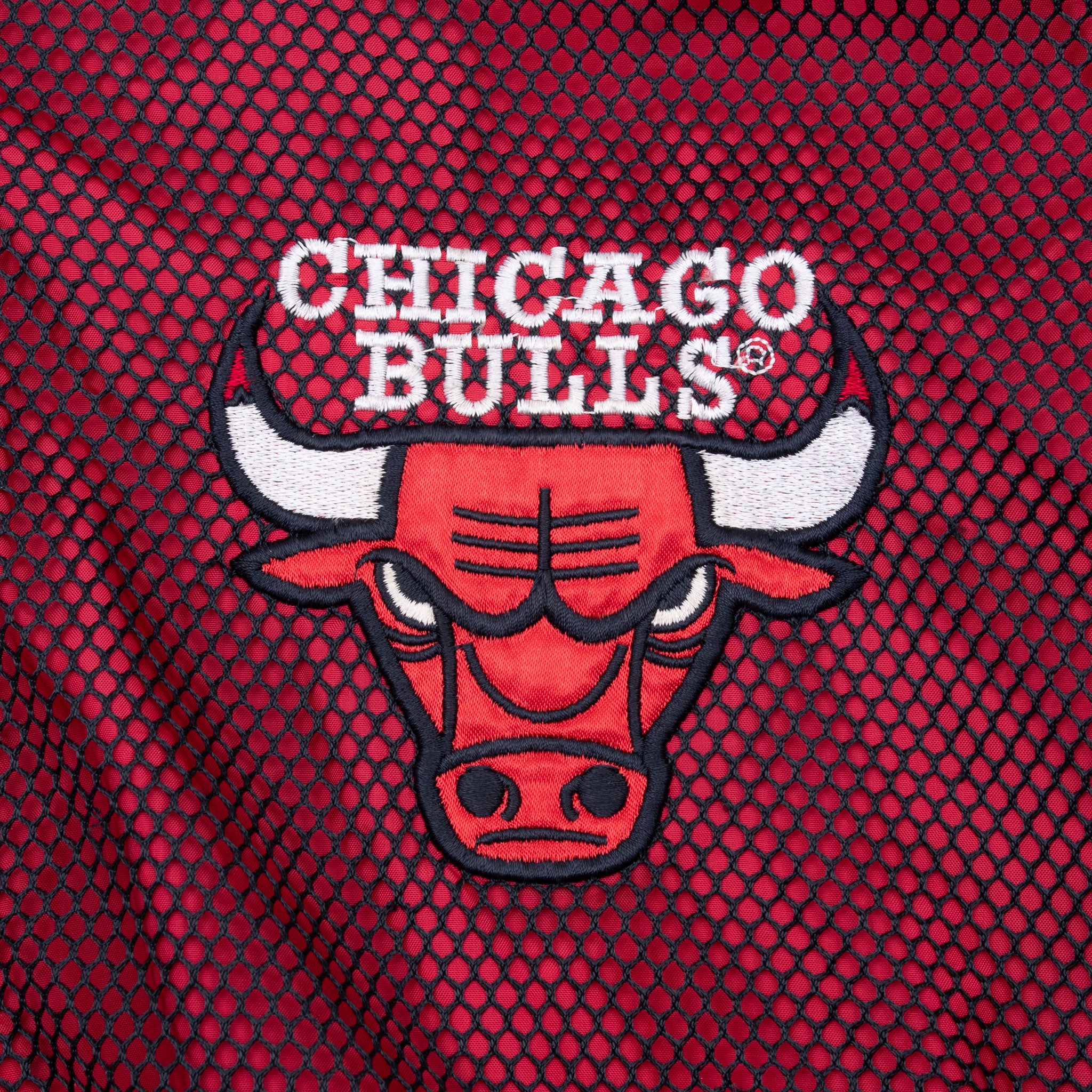 Vintage Nba Chicago Bulls 1990S Windbreaker Pro Player Jacket Size Medium