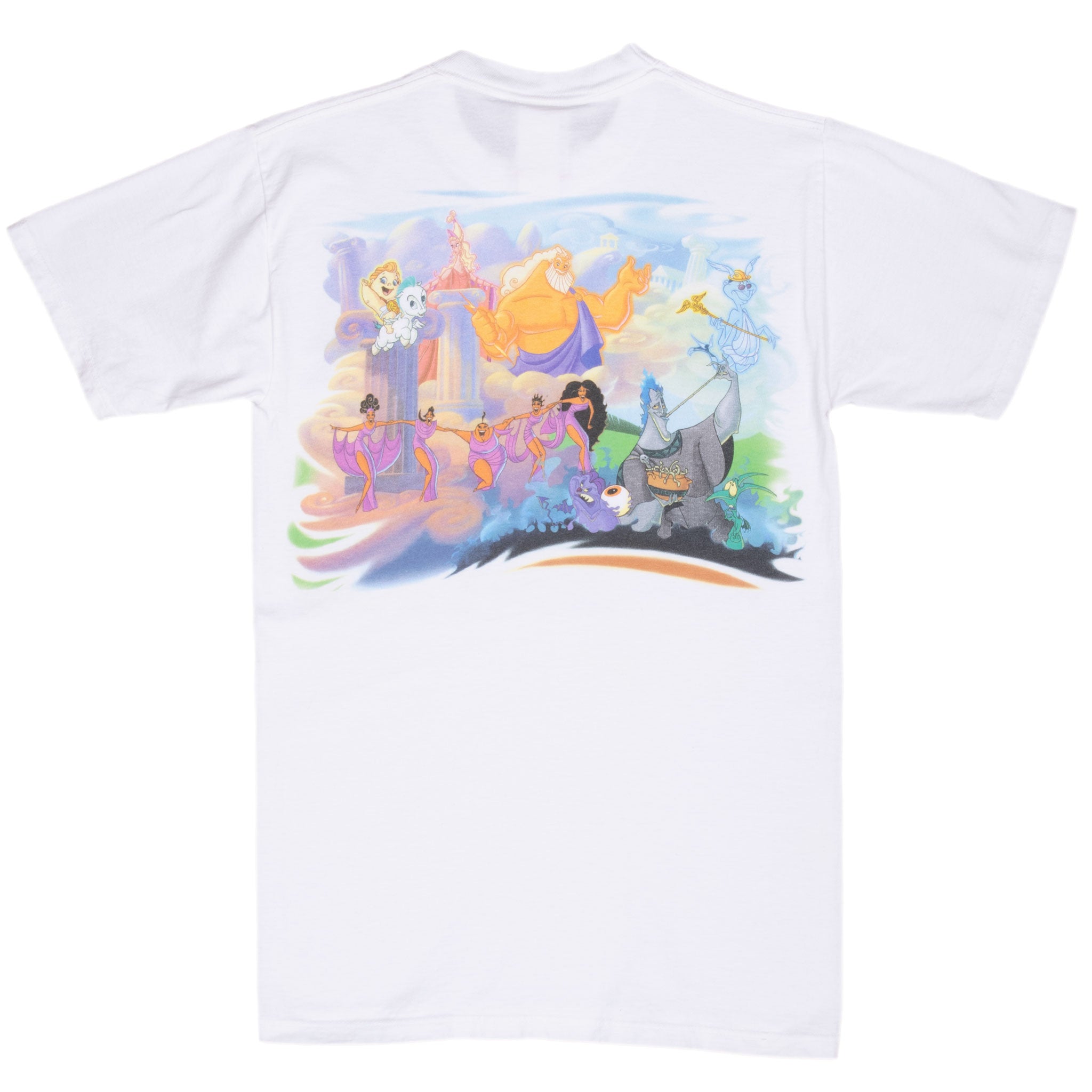 Vintage Disney Hercules Tee Shirt 1990S Size Small Made In Usa With Single Stitch Sleeves