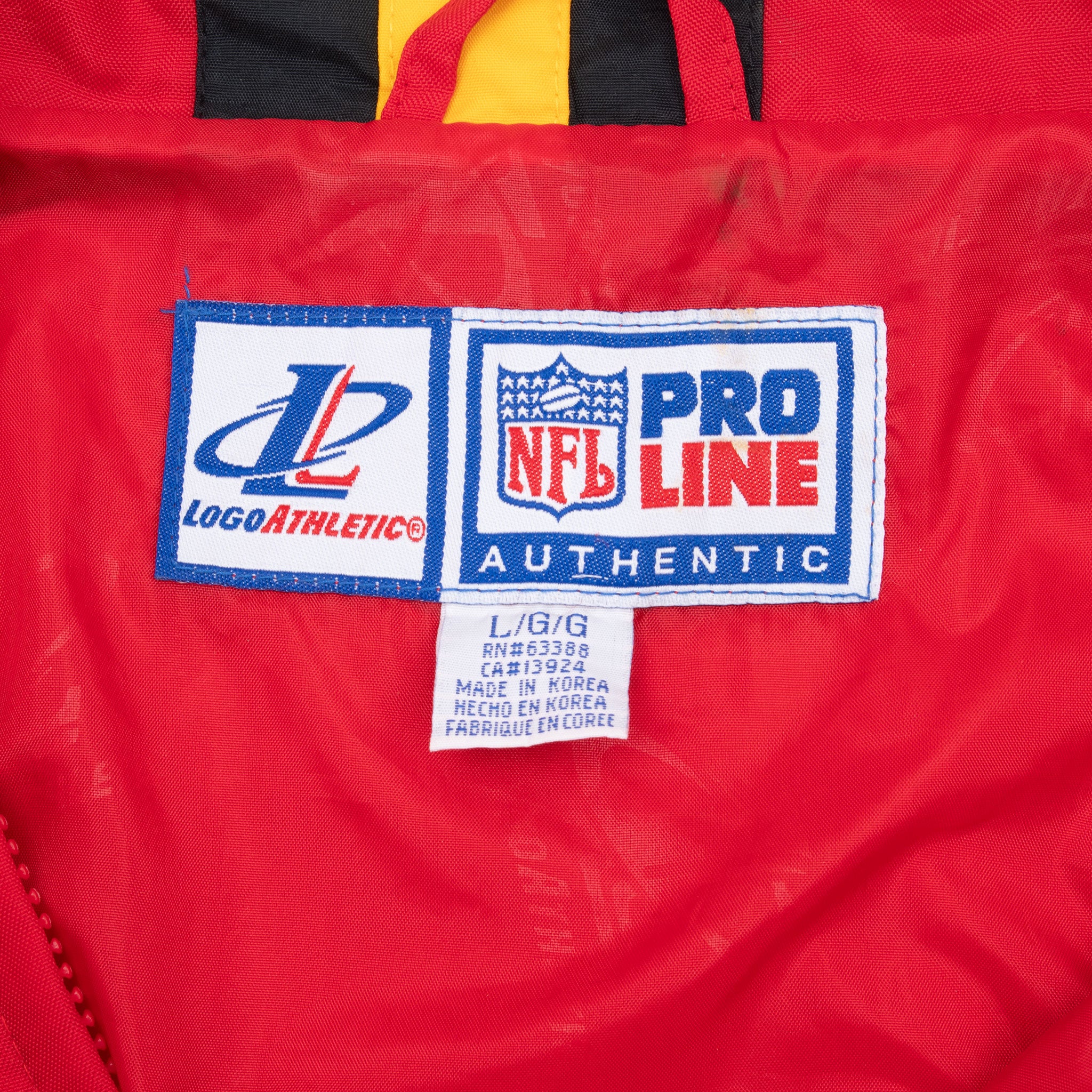 Vintage Nfl Kansas City Chiefs Logo Athletic Windbreaker Jacket 1990S Size Large