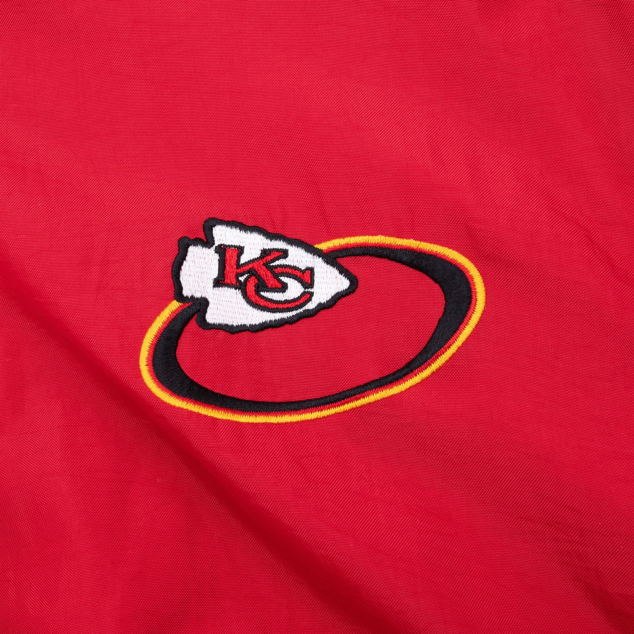 Vintage Nfl Kansas City Chiefs Logo Athletic Windbreaker Jacket 1990S Size Large