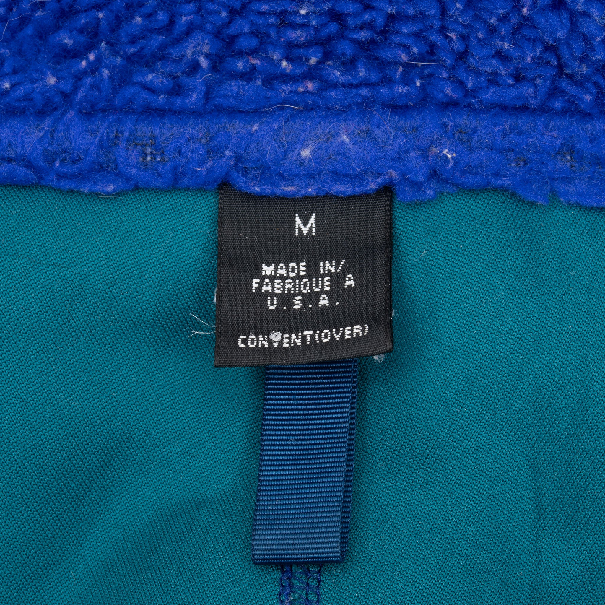 Vintage Patagonia Blue Retro-X Deep Pile 1990S Fleece Jacket Size Medium Made In Usa