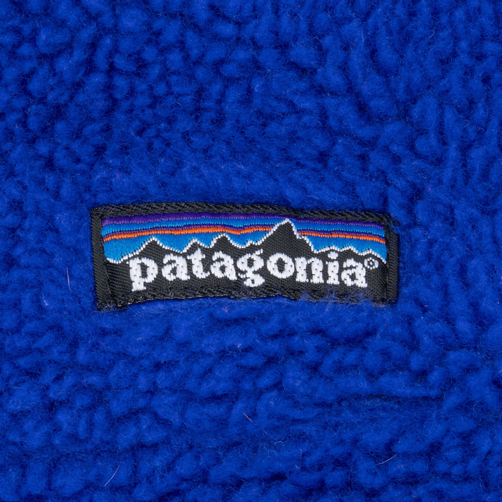 Vintage Patagonia Blue Retro-X Deep Pile 1990S Fleece Jacket Size Medium Made In Usa