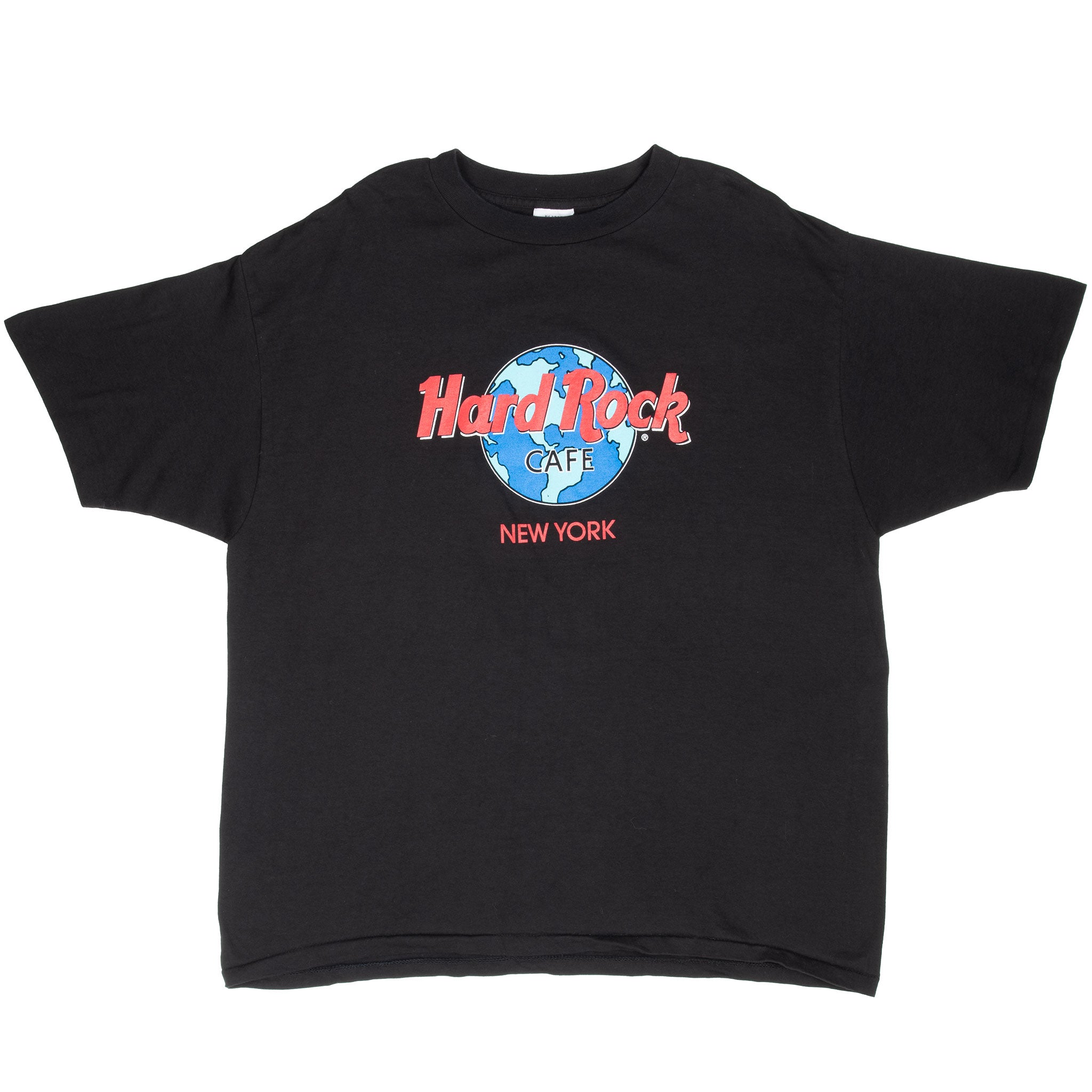 Vintage Hard Rock Cafe New York Tee Shirt 1990S Size XL Made In Usa With Single Stitch Sleeves