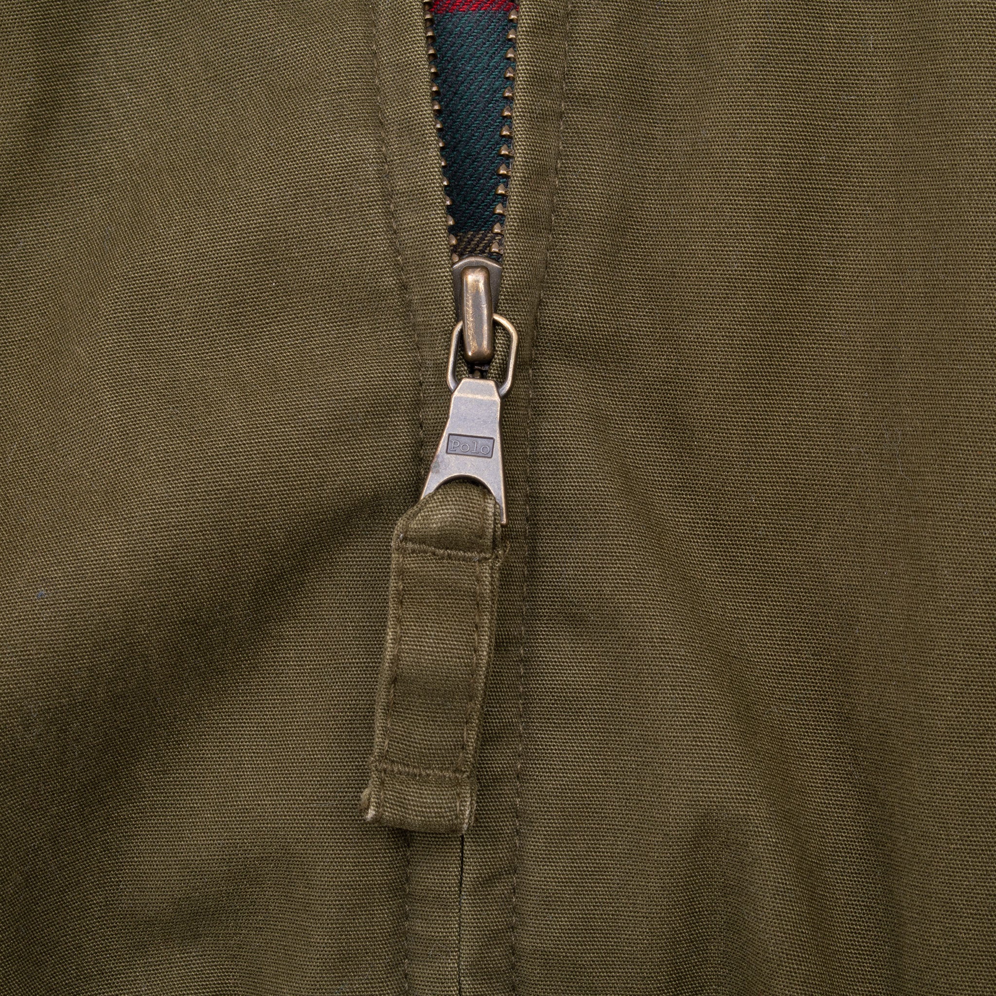 Vintage Polo Ralph Lauren Olive Green Harrington Golf Jacket 1990S Size XL