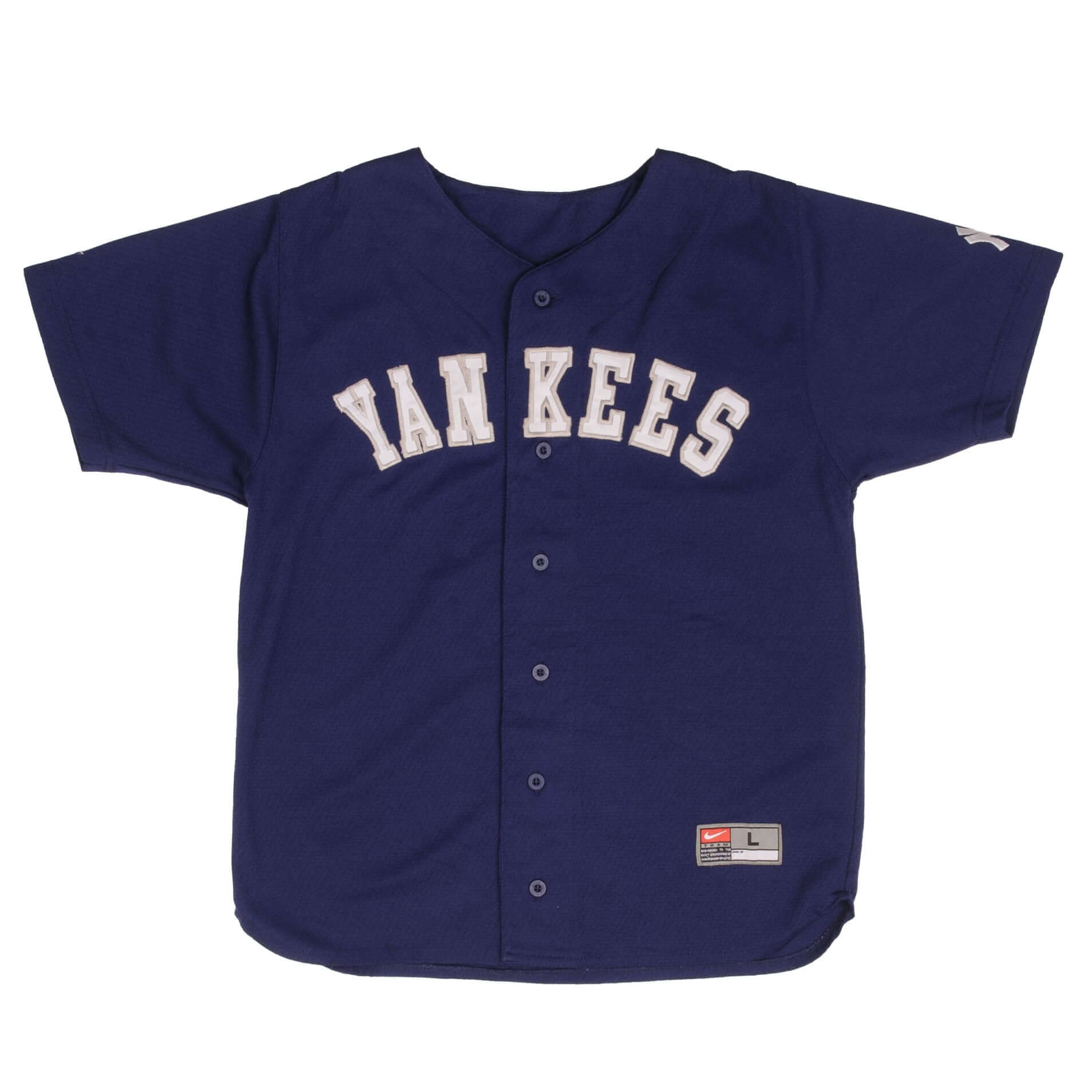 VINTAGE MLB NEW YORK YANKEES BERNIE WILLIAMS 2000S NIKE JERSEY SIZE SMALL