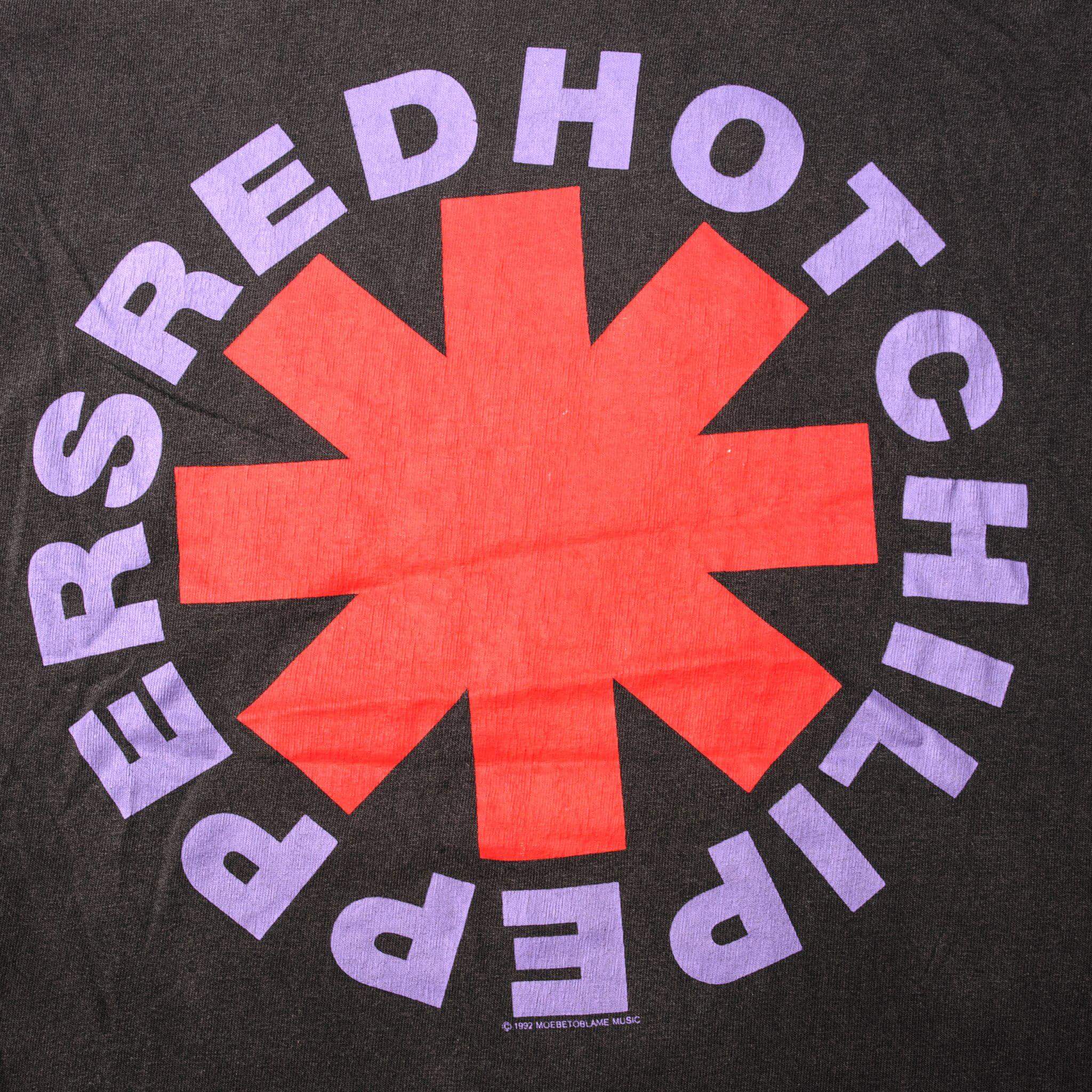 VINTAGE RED HOT CHILI PEPPERS TOUR TEE SHIRT 1992 SIZE XL