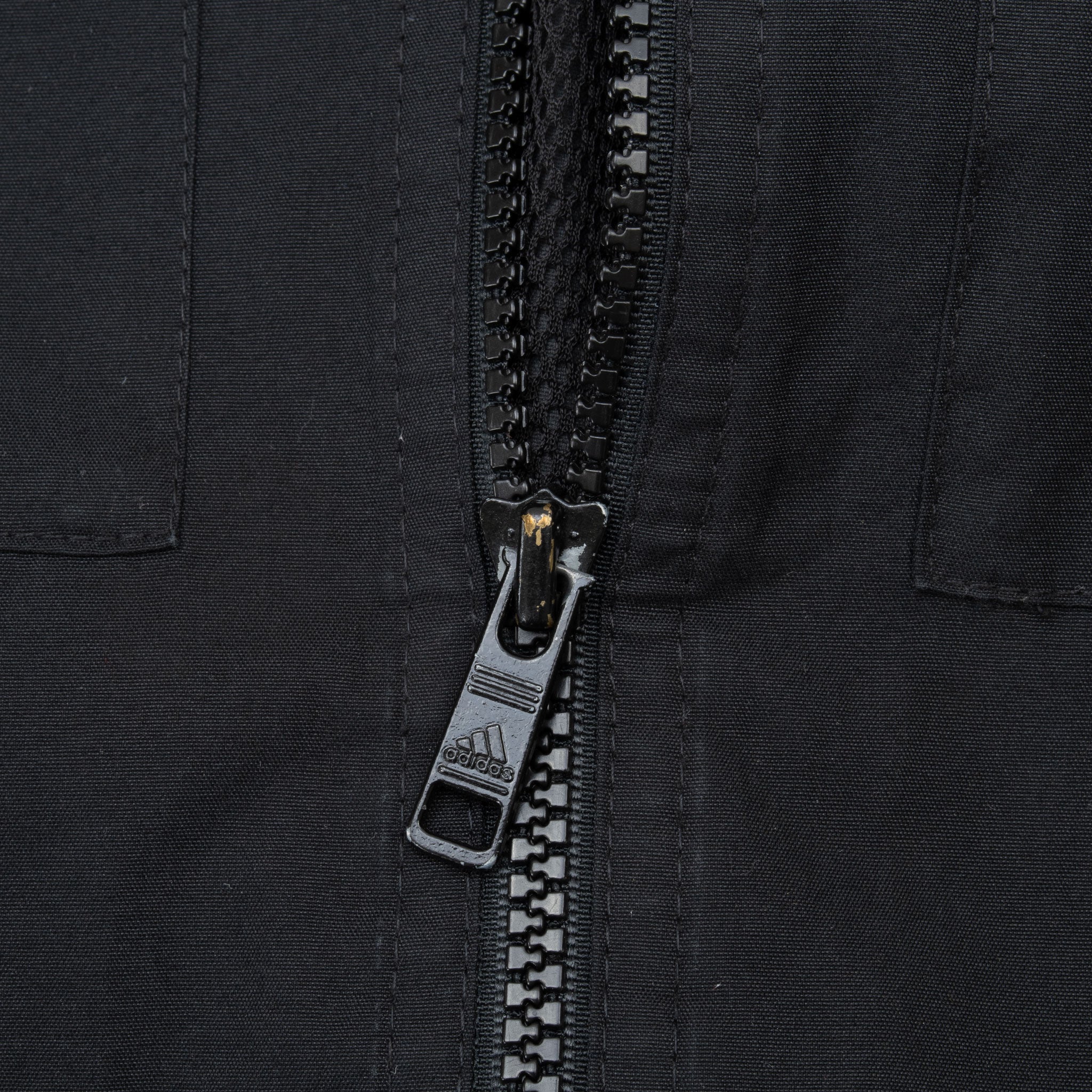 Vintage Adidas Black Windbreaker Jacket 1990S Size Medium