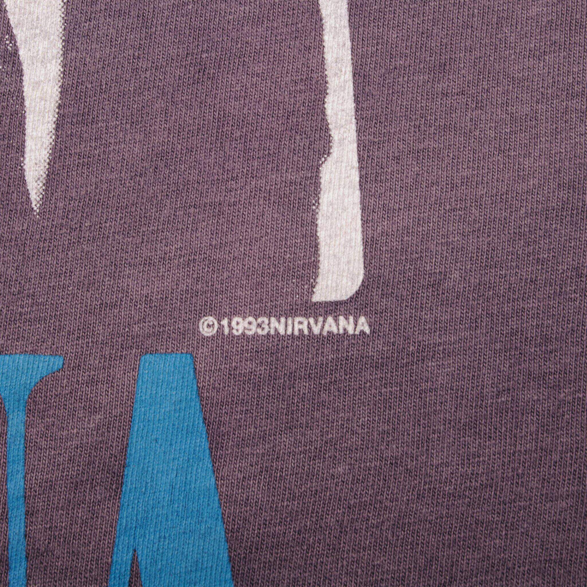 VINTAGE NIRVANA TEE SHIRT 1993 SIZE XL MADE IN USA