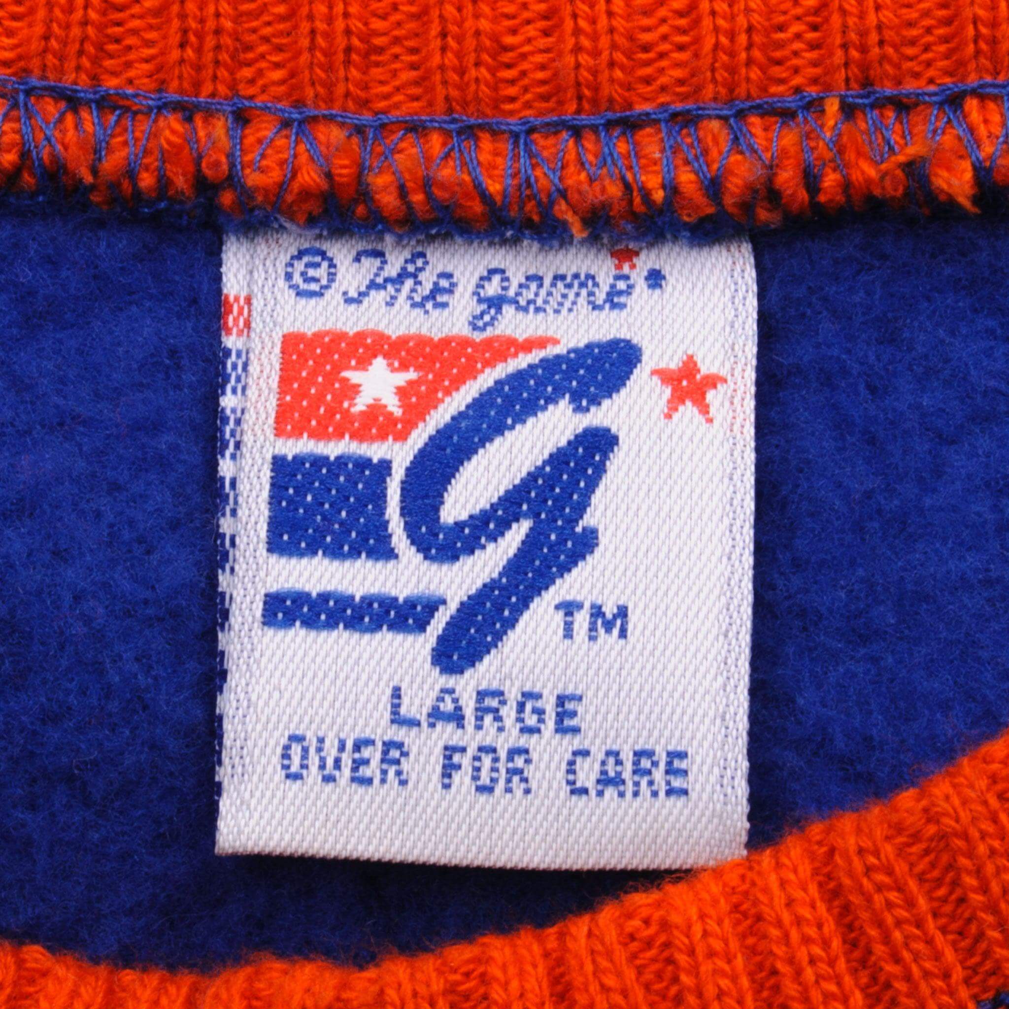 Vintage NFL Denver Broncos Sweatshirt Size L Made In USA 1990s