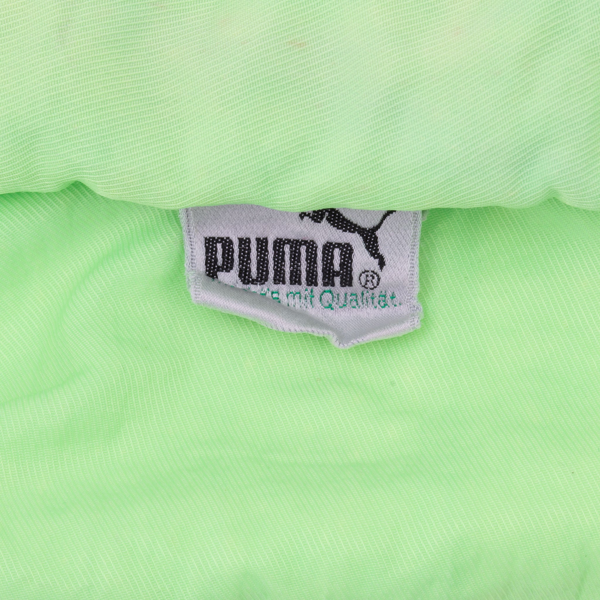 Vintage Puma Neon Windbreaker Jacket 1980S Size Large