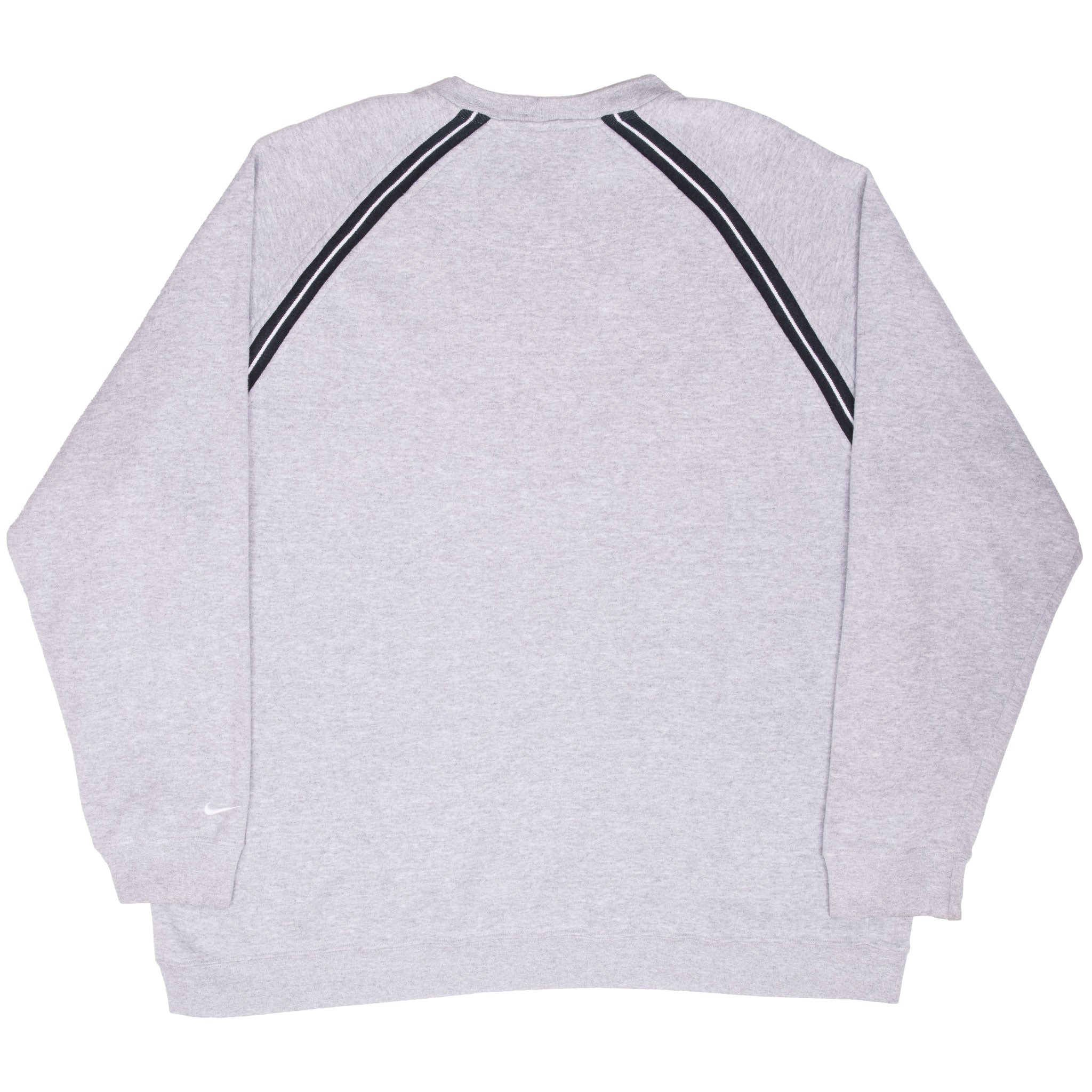 Vintage Nike Spellout Grey Sweatshirt 1990S Size XL