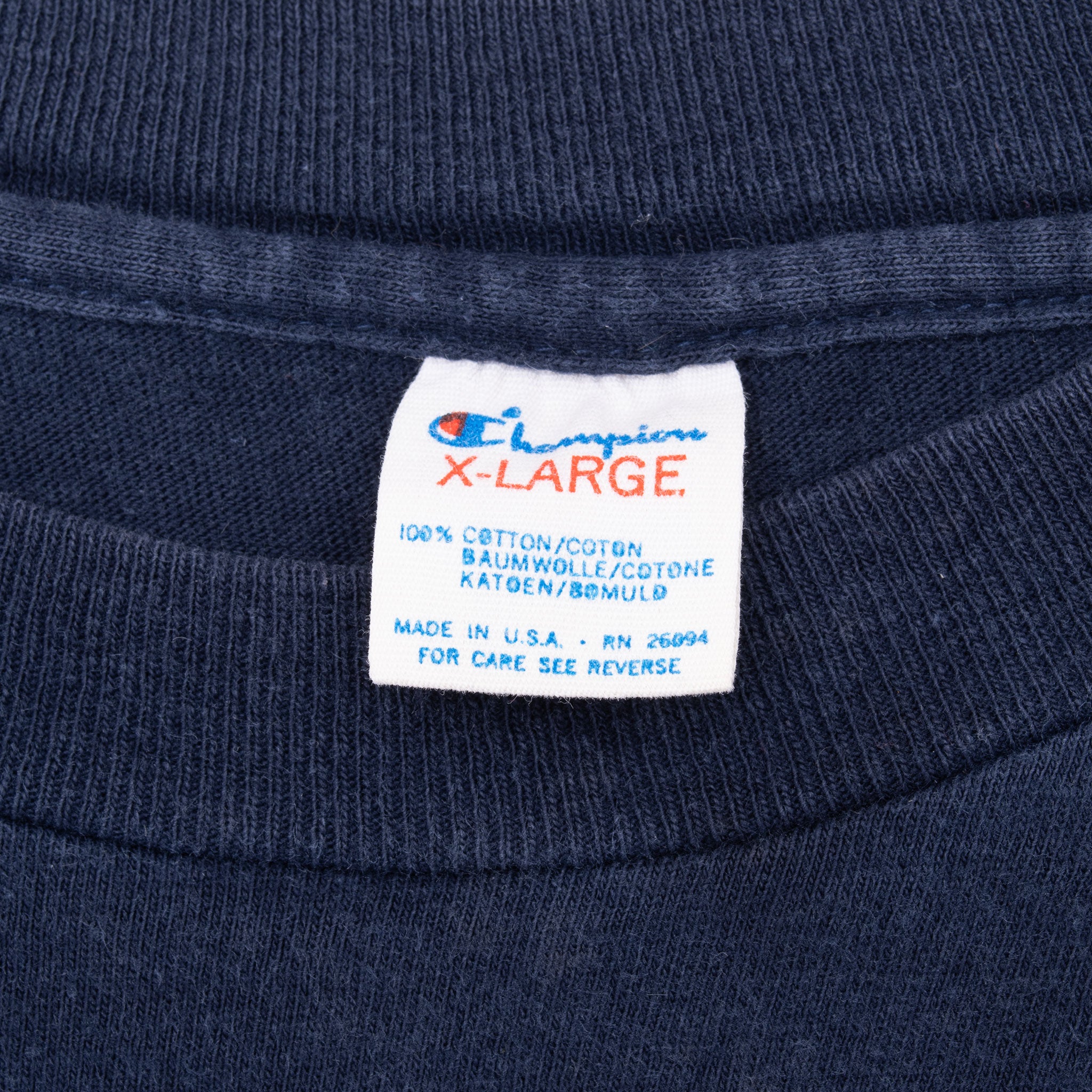 Vintage Late Night With David Letterman Champion Tee Shirt 1980S Size XL Made In USA